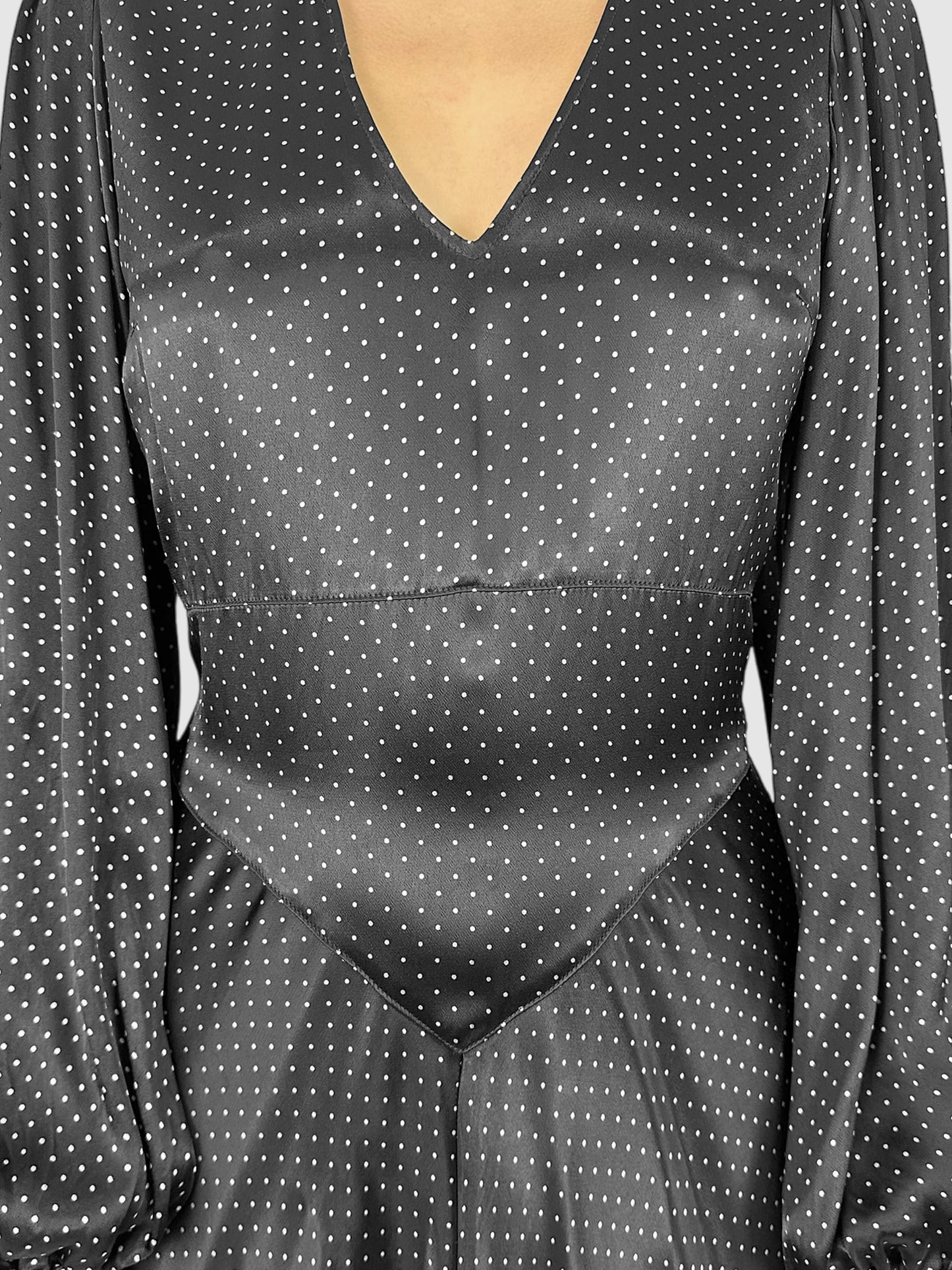 Polka Dotted Cameron Maxi Dress - Size 36