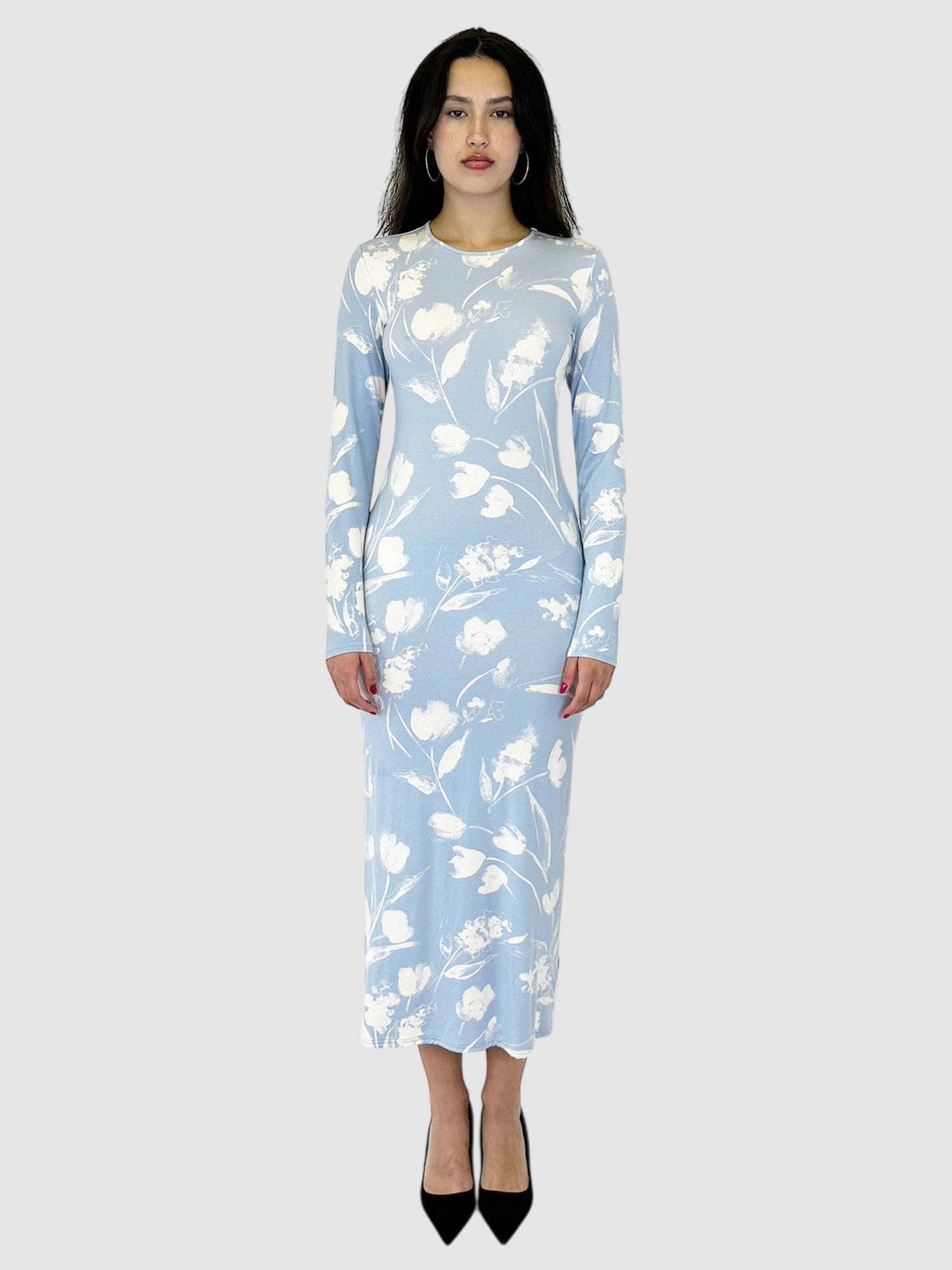 Floral Maxi Dress - Size M
