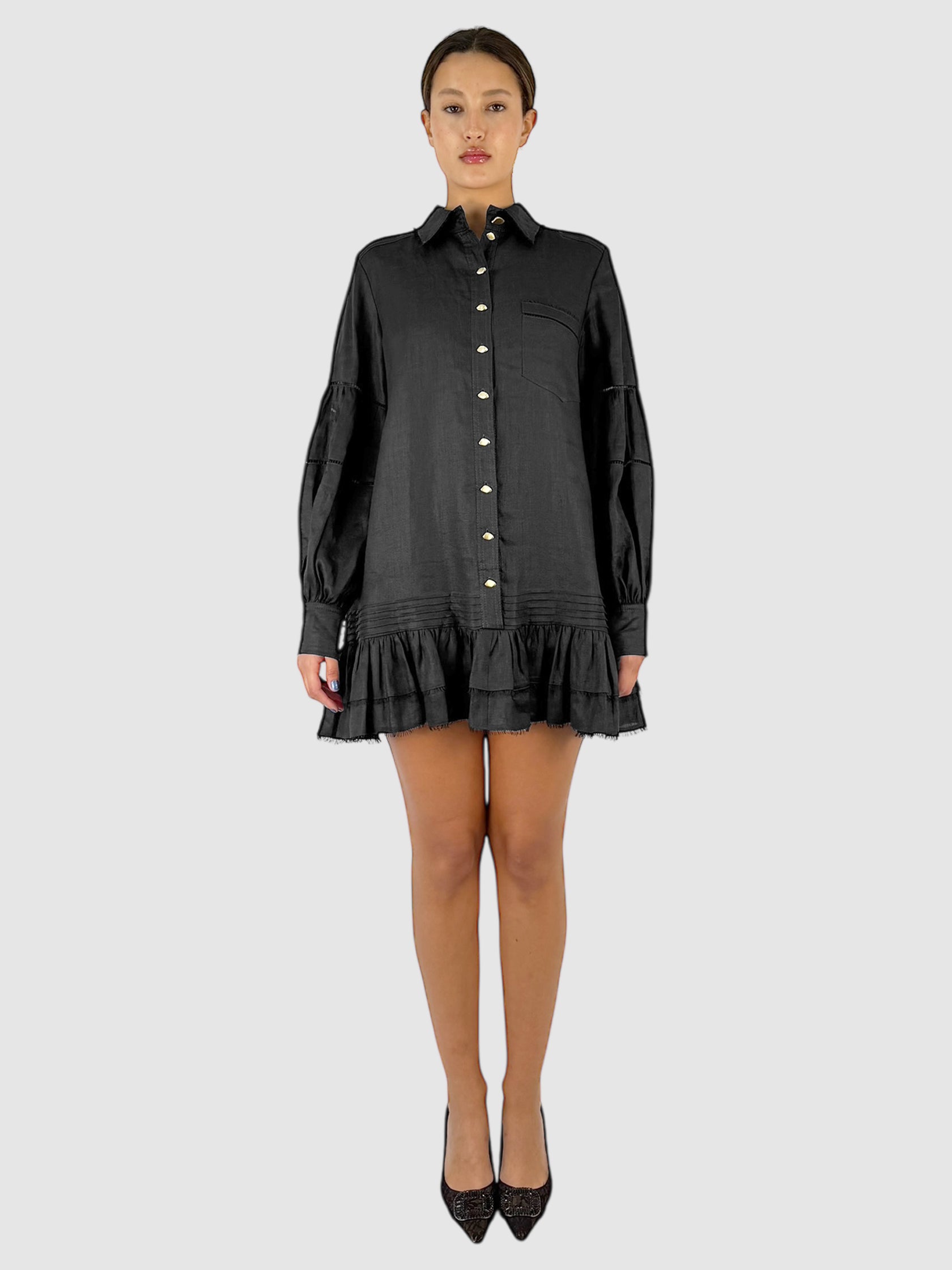 AJE Lotus Linen Dress Second Nature Boutique AJE Lotus Linen Dress Second Nature Boutique