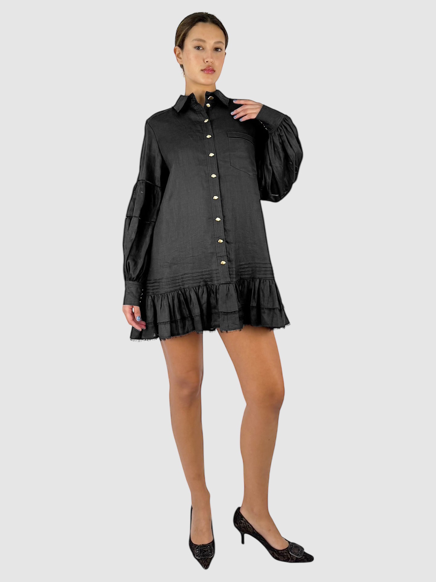 Lotus Linen Dress