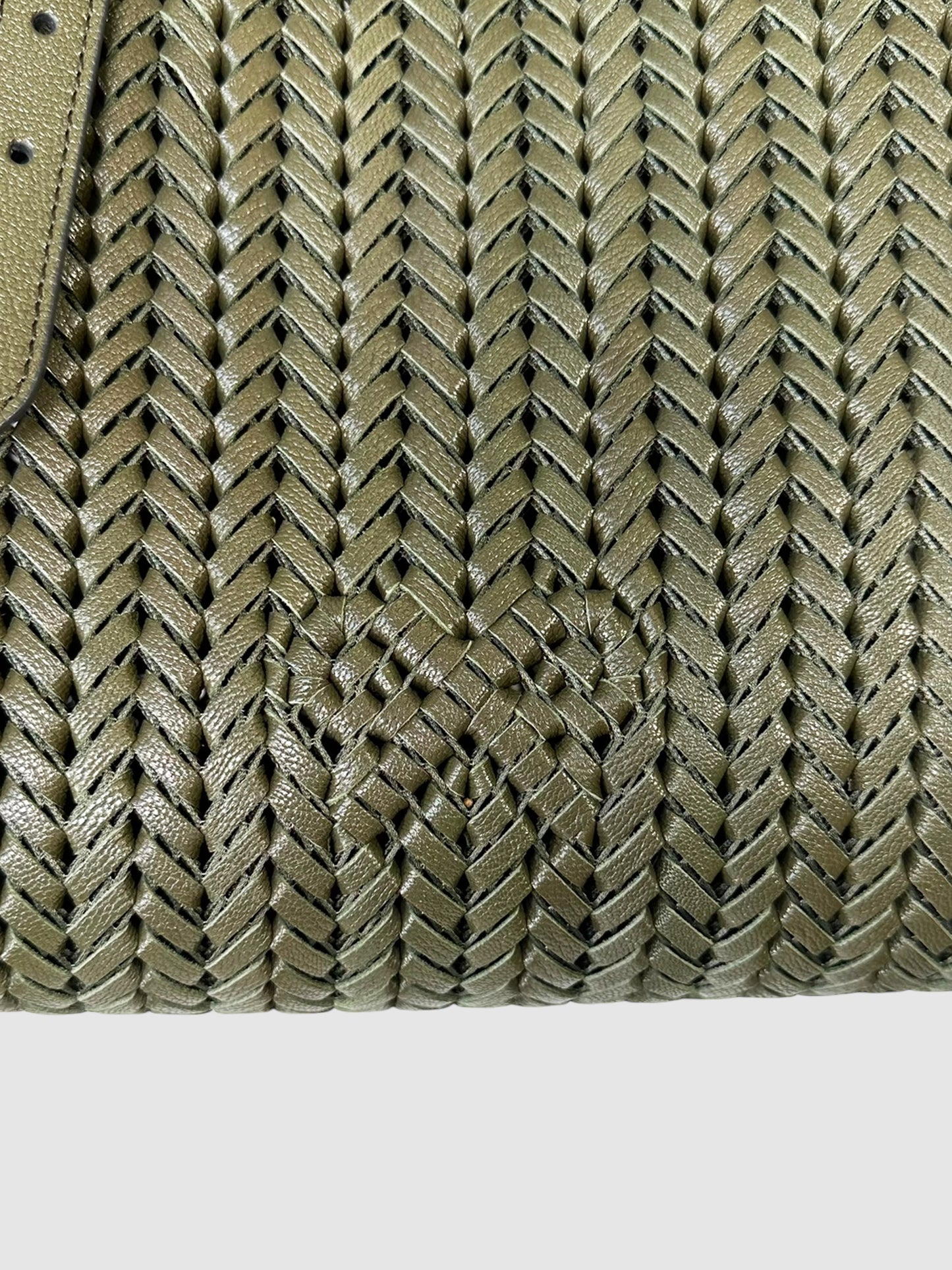 Woven Leather Neeson Tote