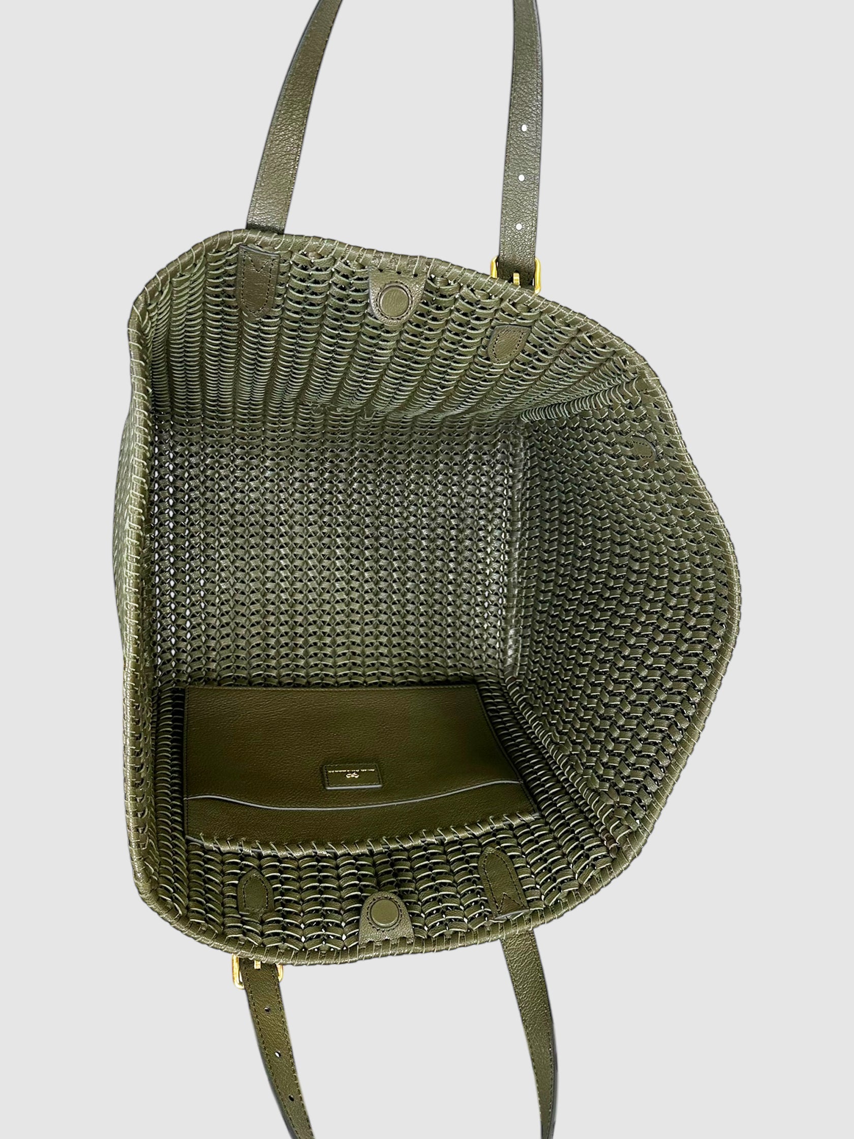 Woven Leather Neeson Tote