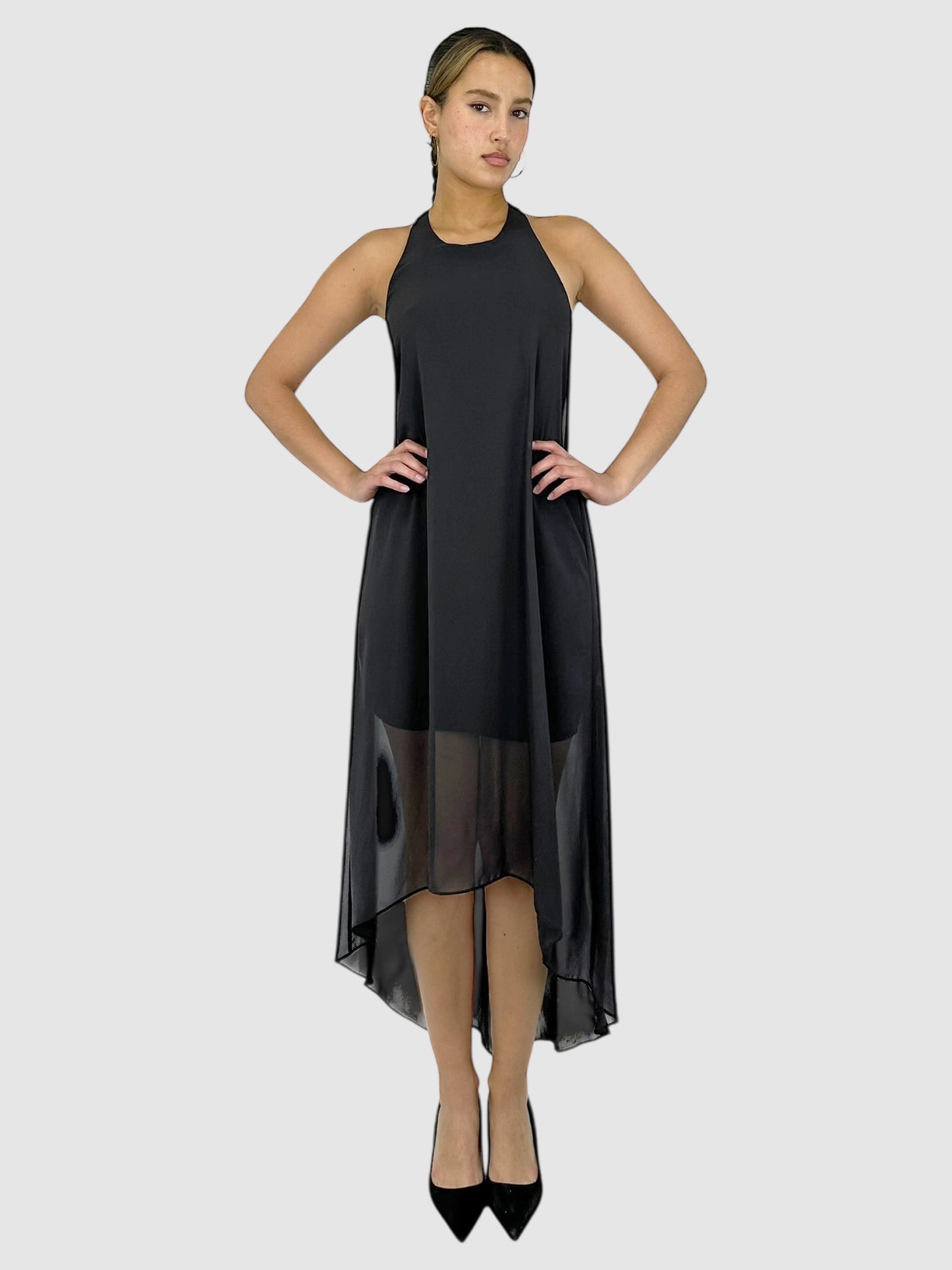 High-Low Midi Dress