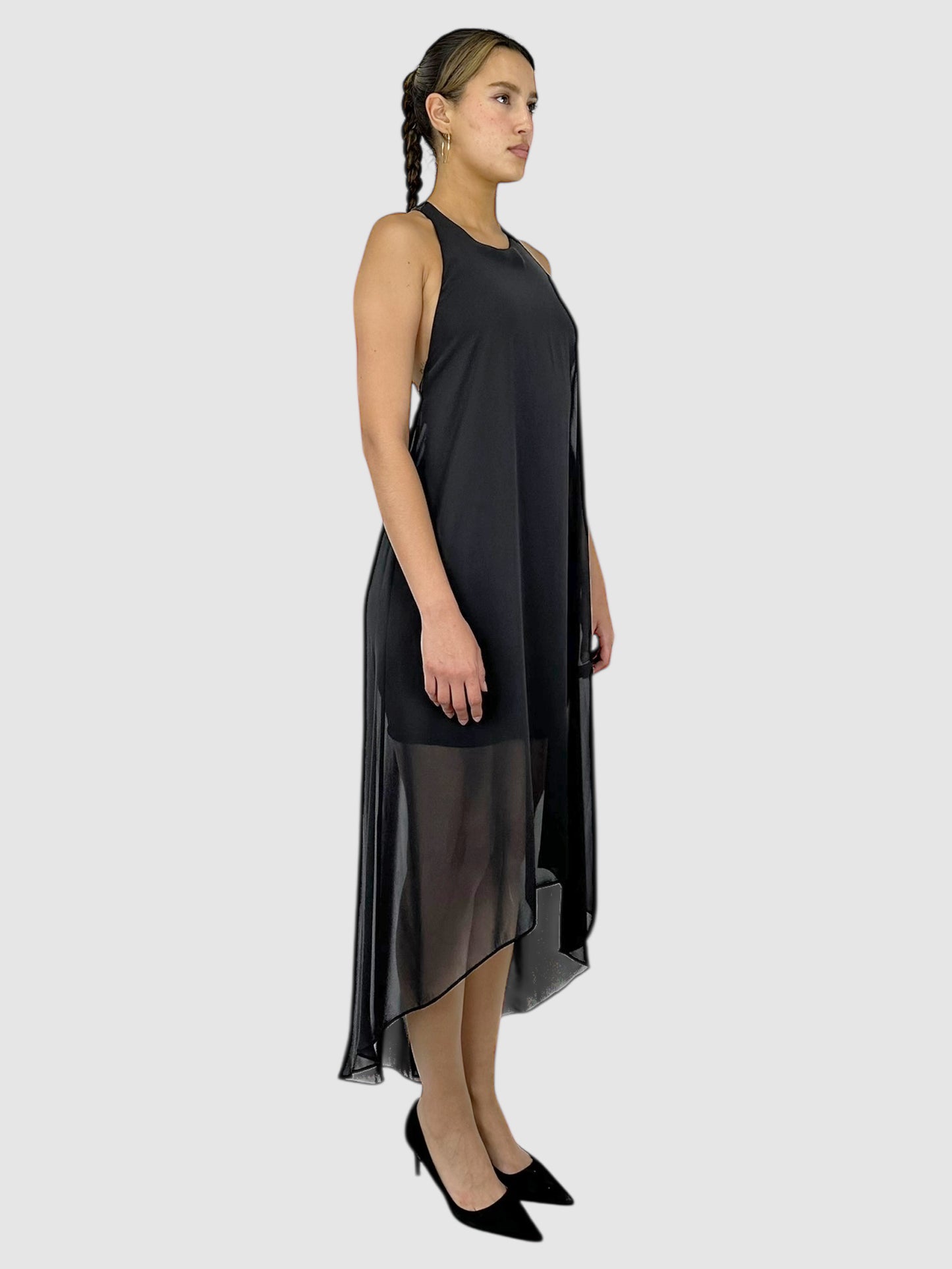 High-Low Midi Dress