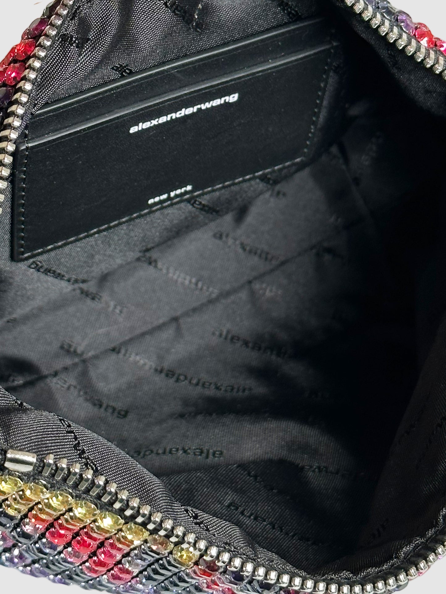 Alexander Wang Heiress Crystals Embellished Clutch