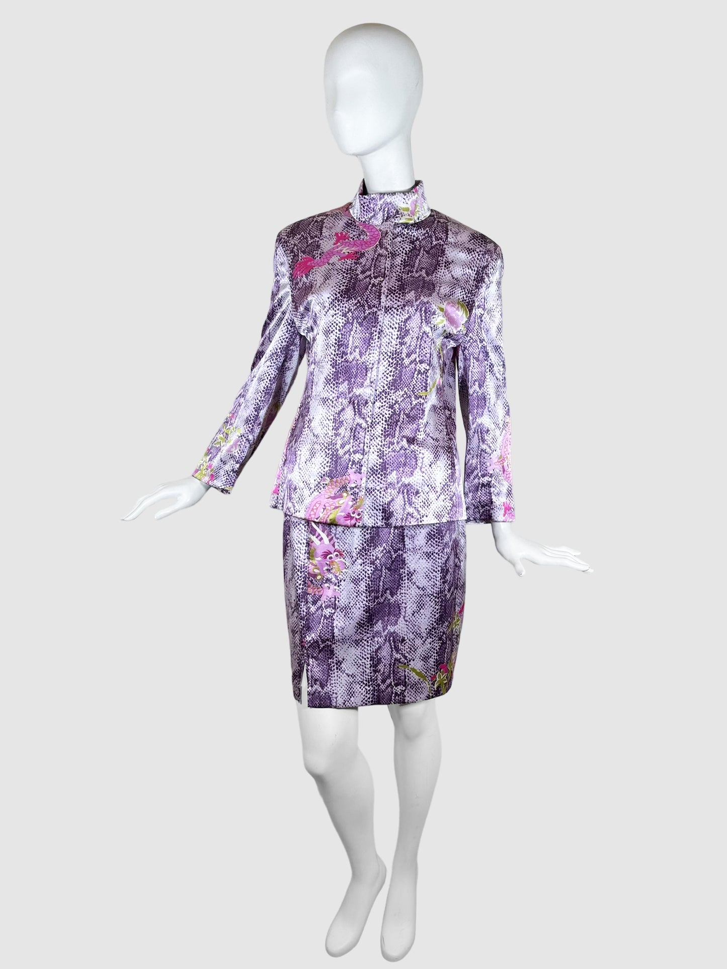 2-Piece Snake Print Set - Size 44