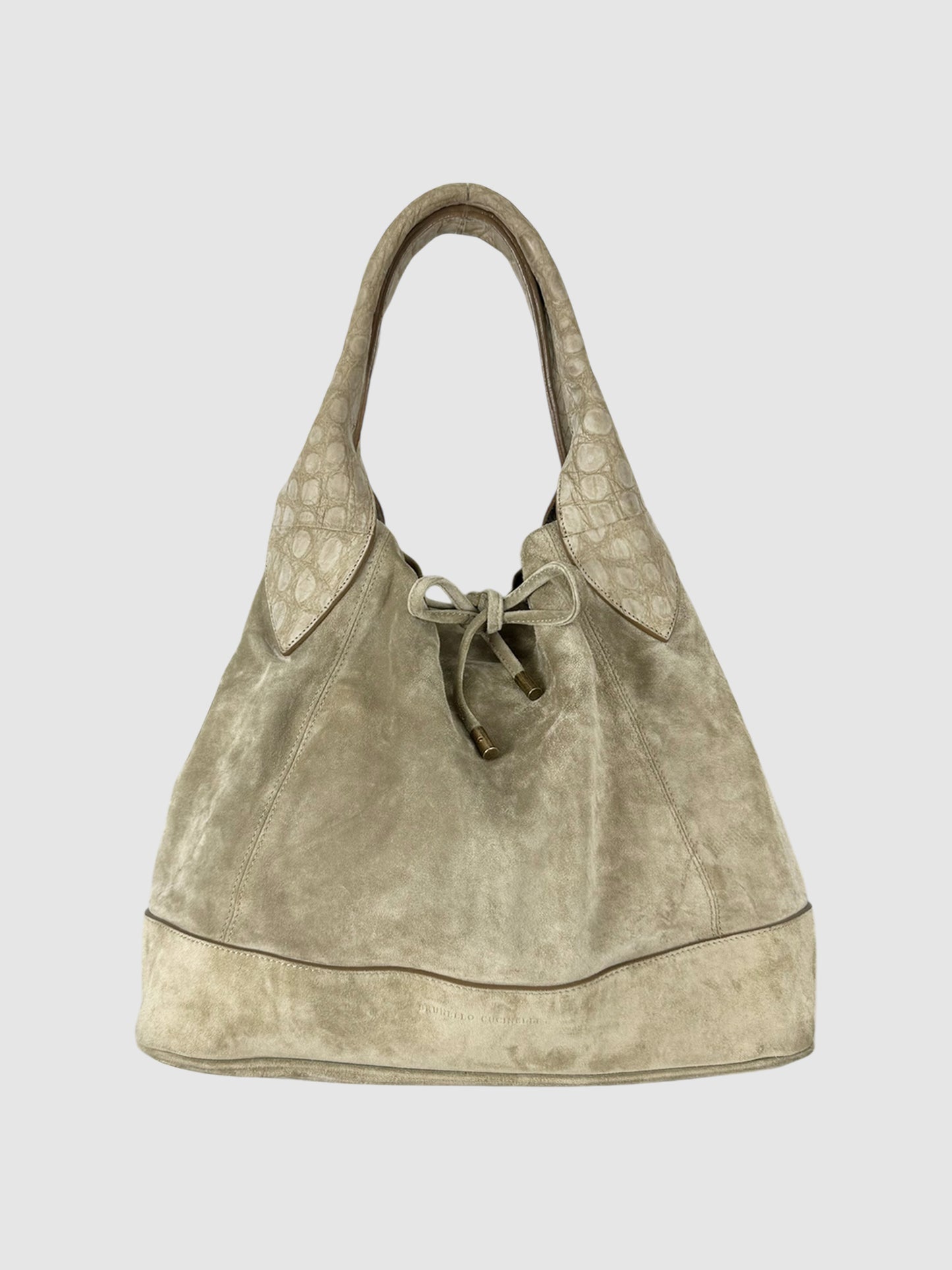 Suede Hobo Bag