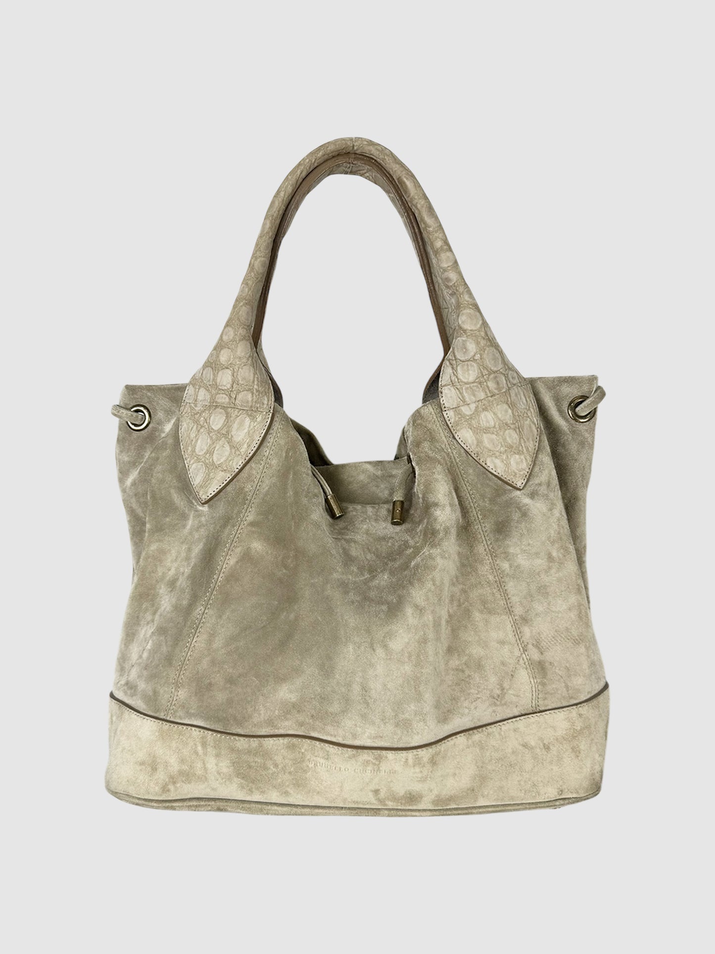 Suede Hobo Bag