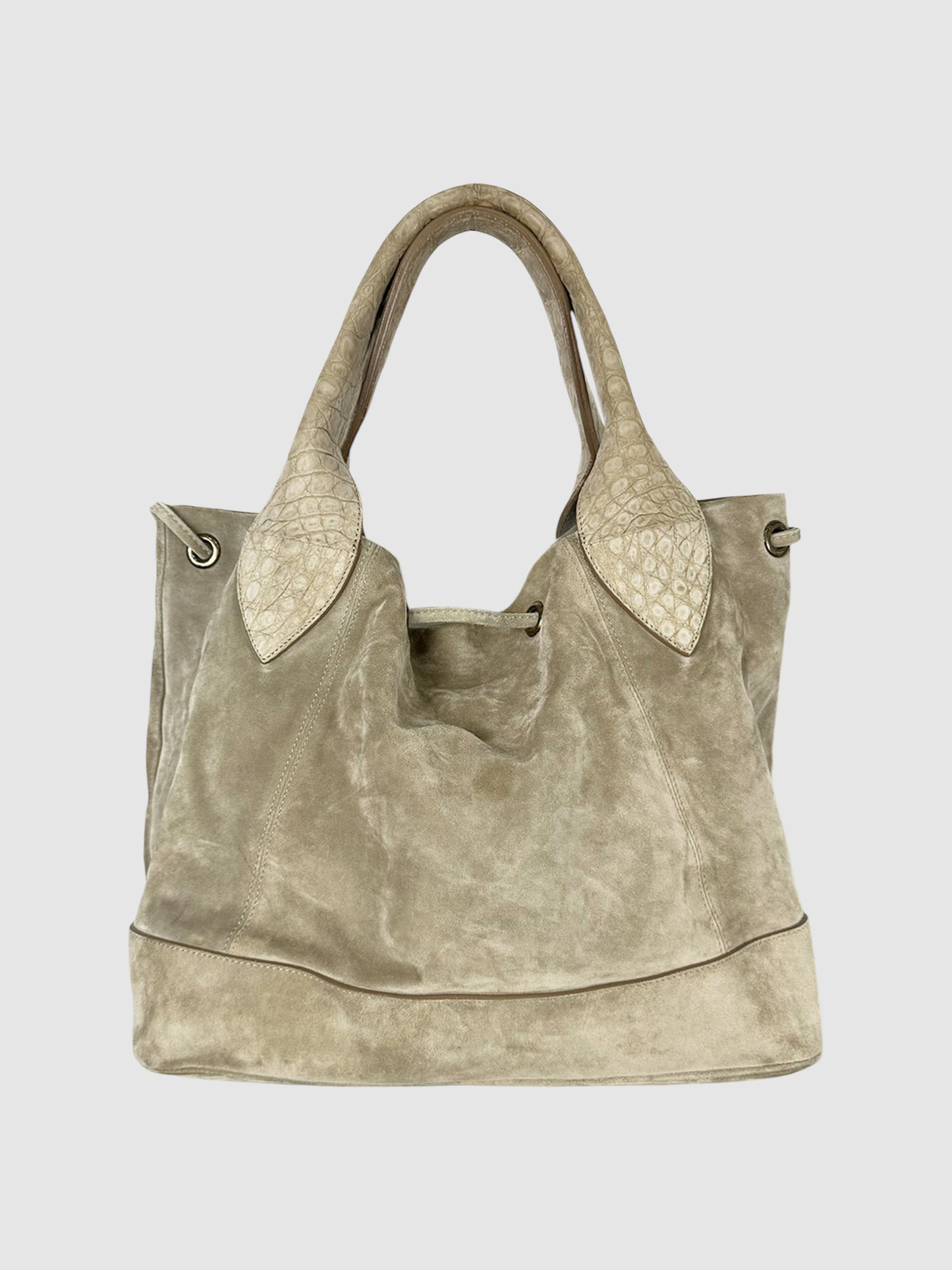 Suede Hobo Bag