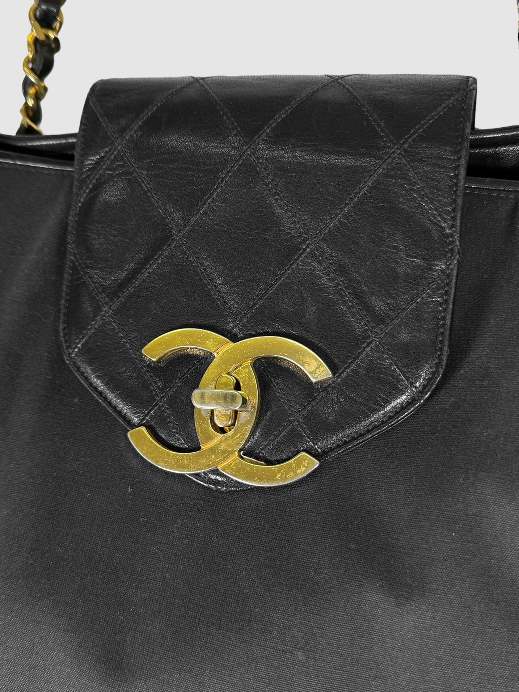 1991 Canvas XL Supermodel Weekender Tote