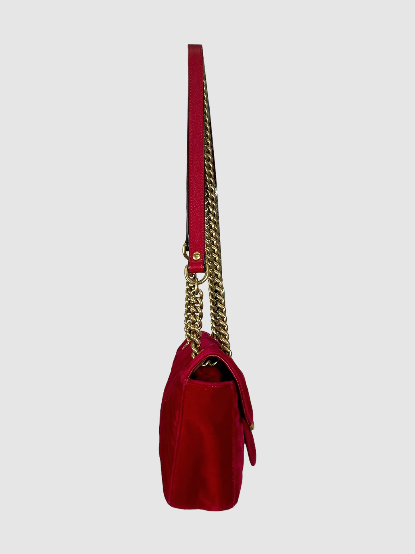 Velvet Matelasse GG Marmont Bag