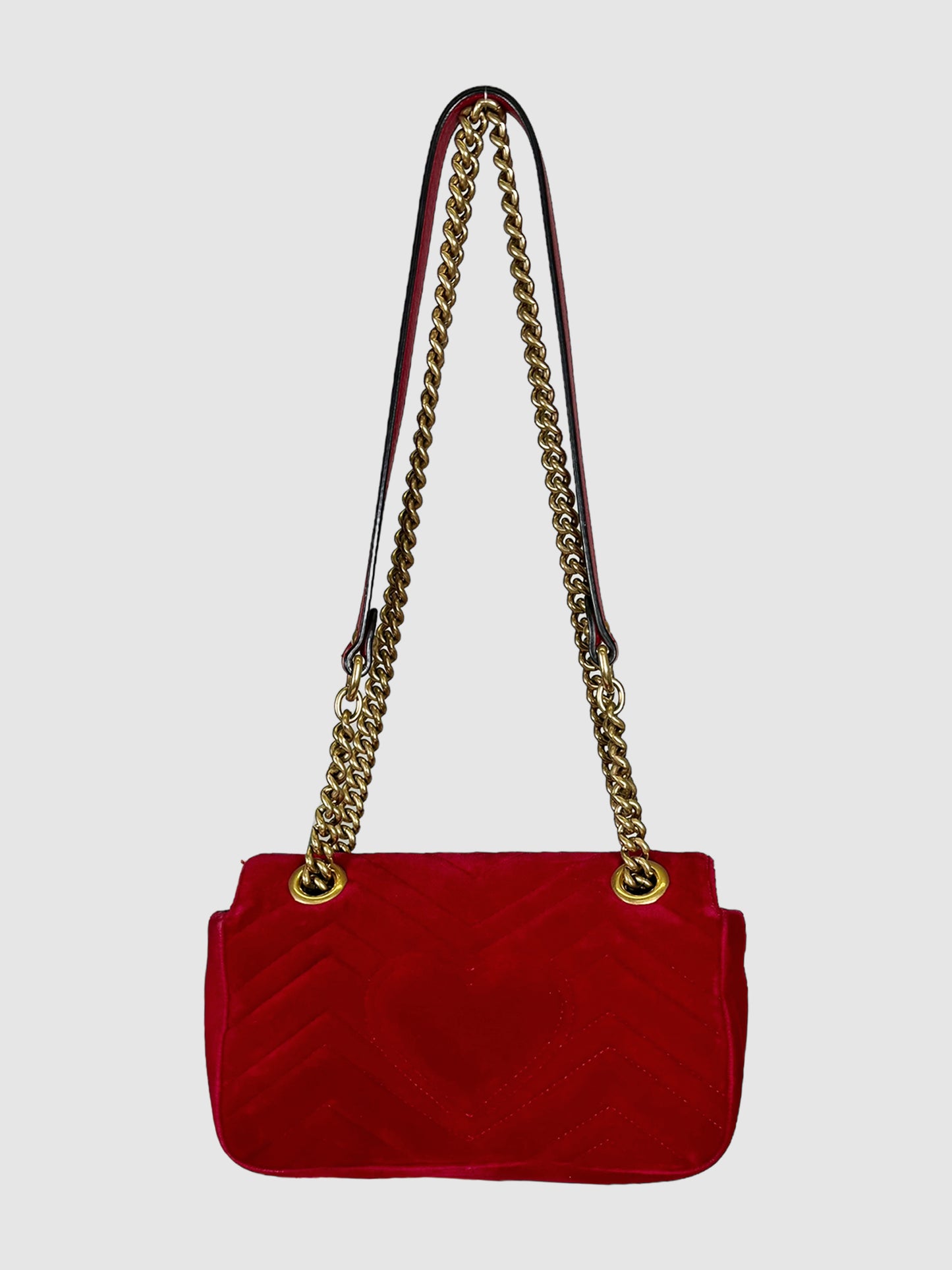 Velvet Matelasse GG Marmont Bag