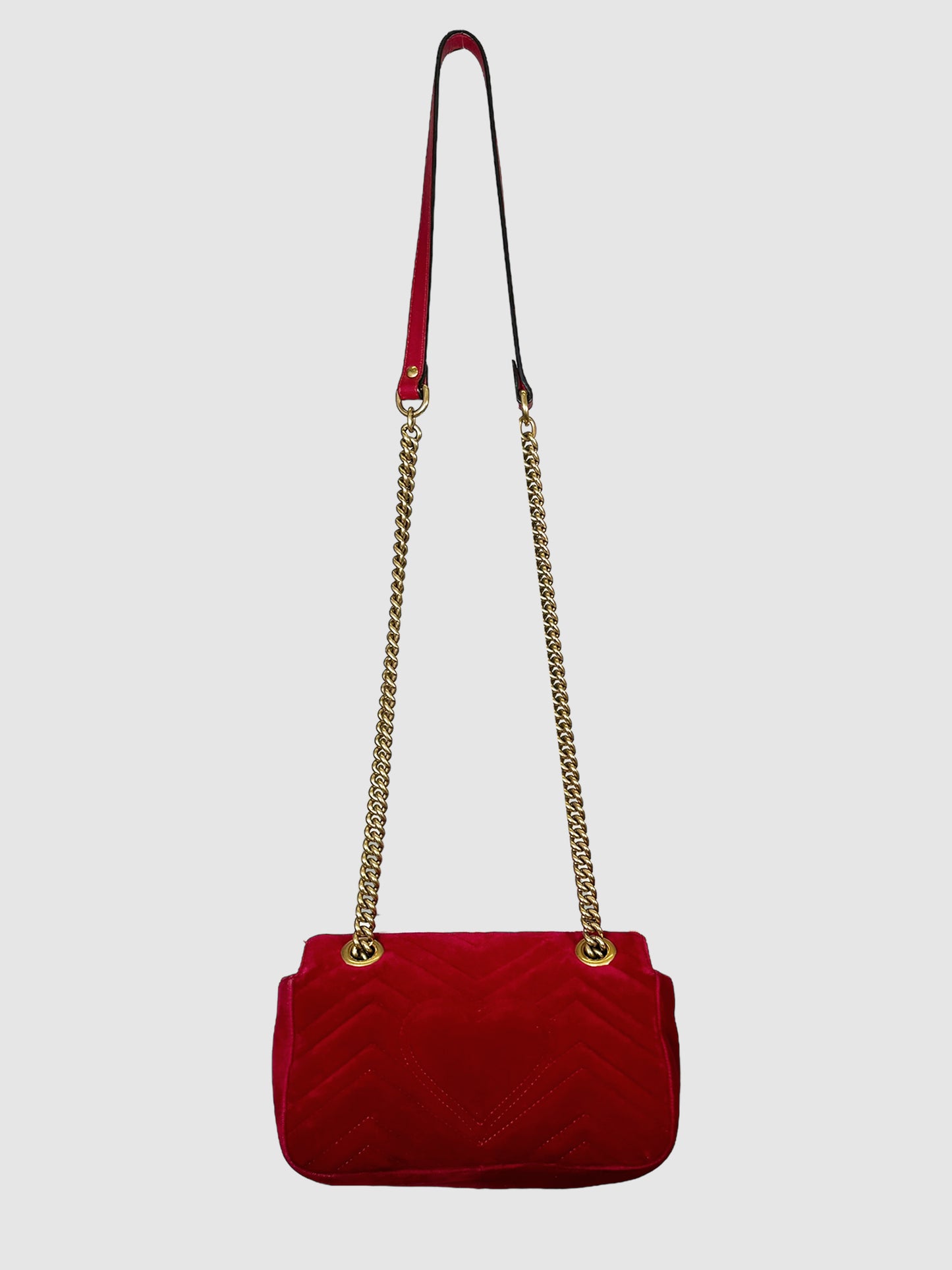 Velvet Matelasse GG Marmont Bag