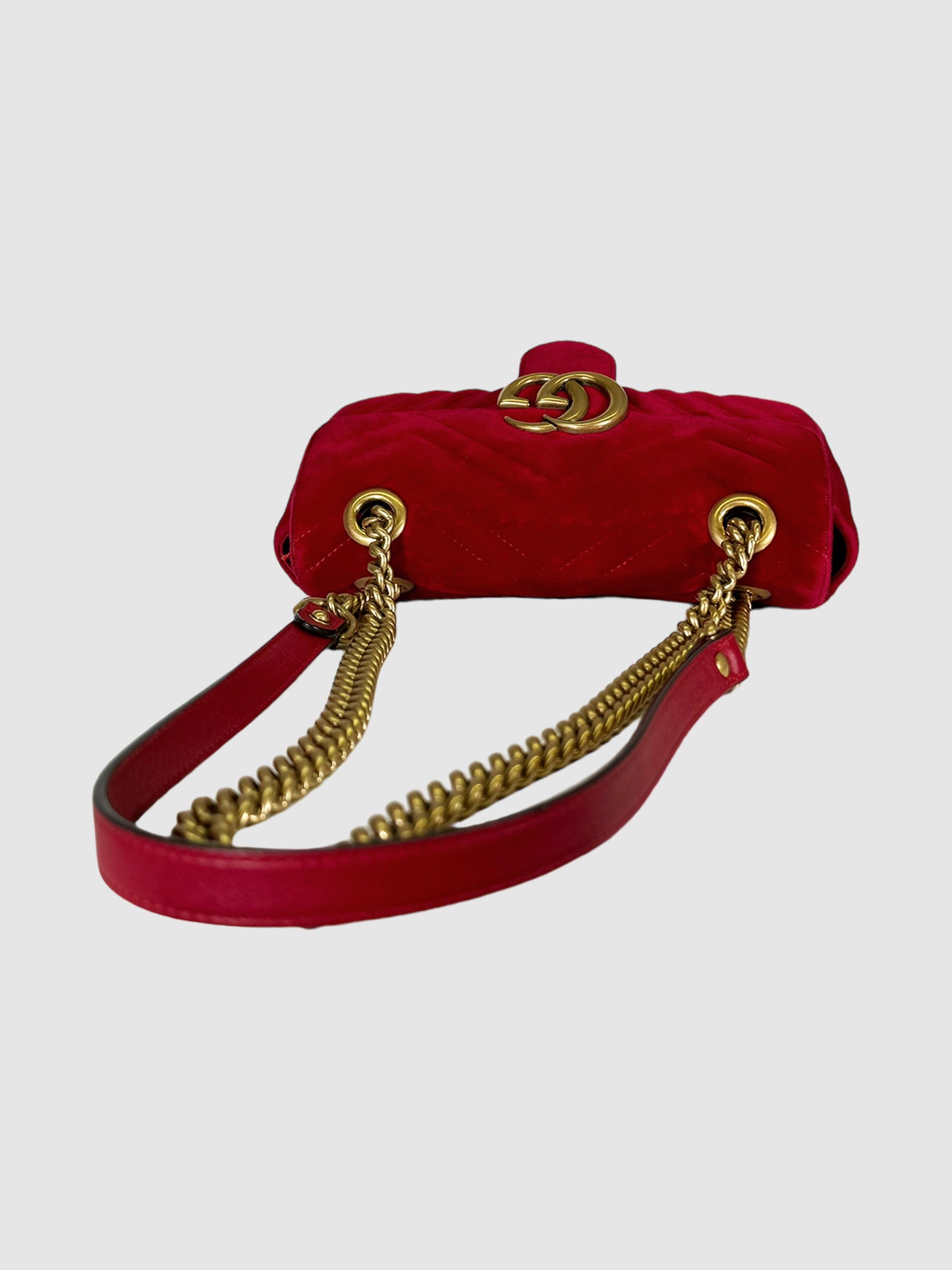Velvet Matelasse GG Marmont Bag