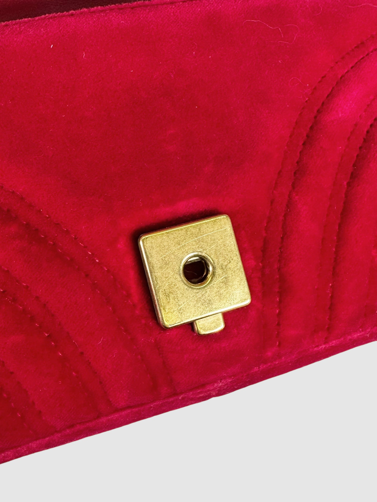 Velvet Matelasse GG Marmont Bag