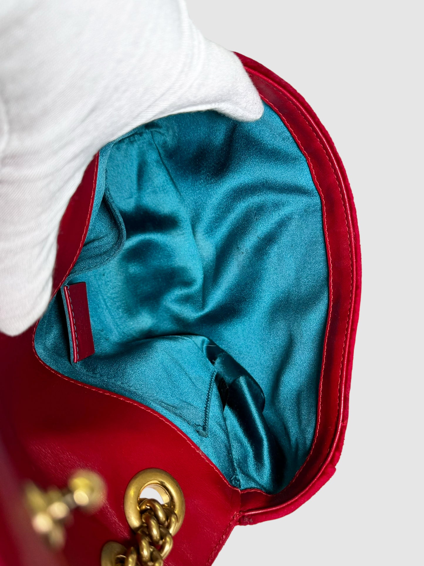 Velvet Matelasse GG Marmont Bag