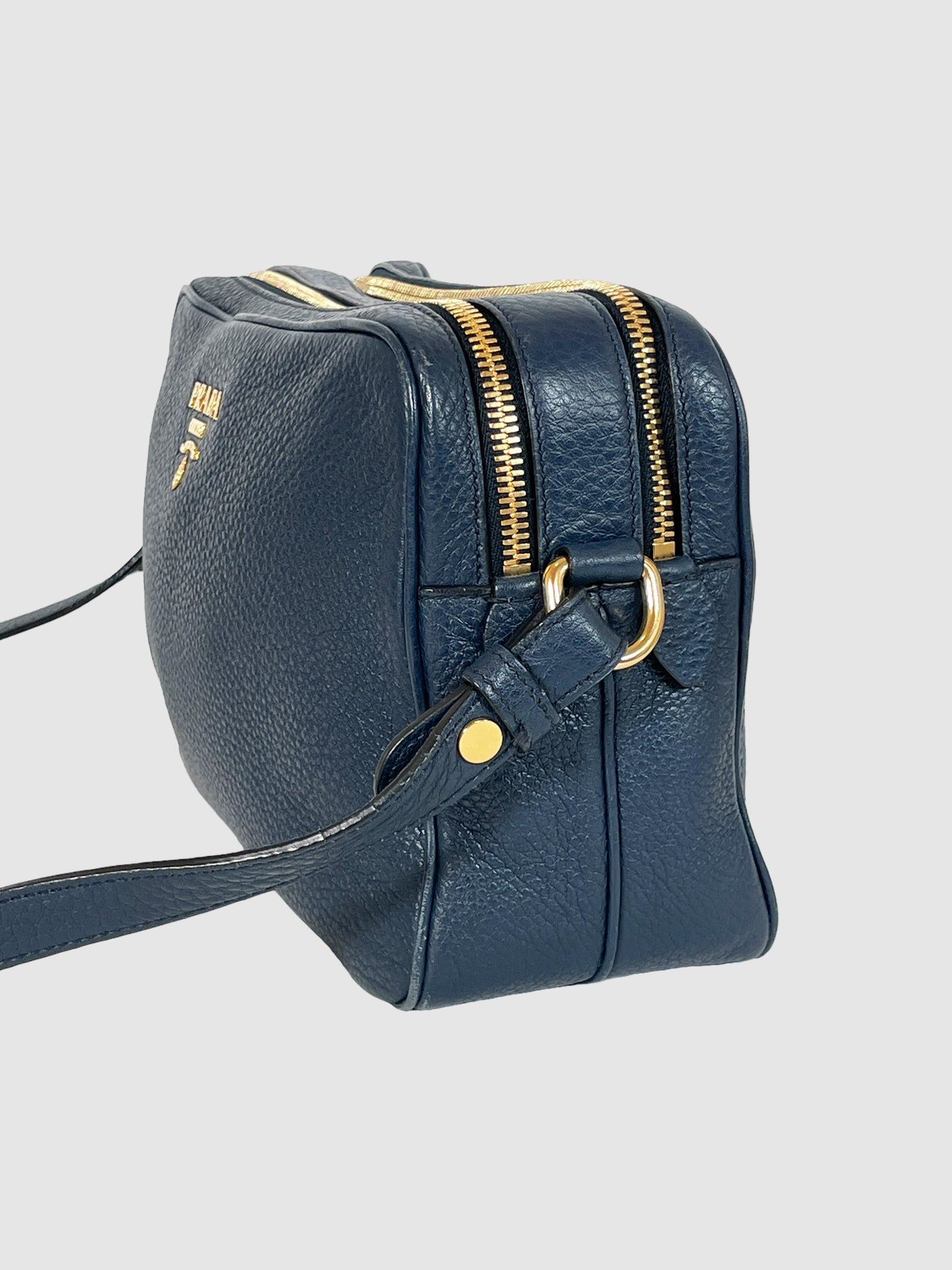 Vitello Daino Double Zip Camera Bag