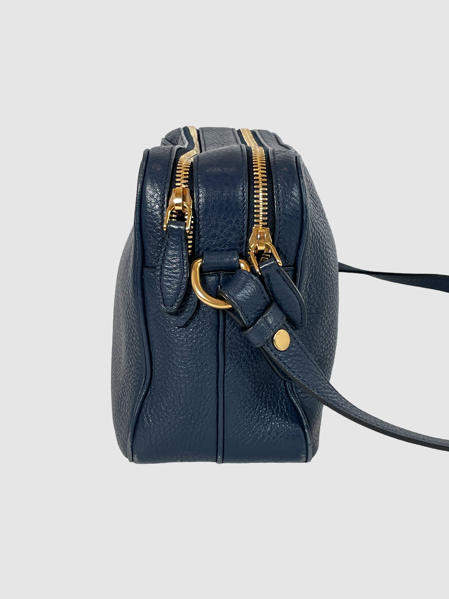 Vitello Daino Double Zip Camera Bag