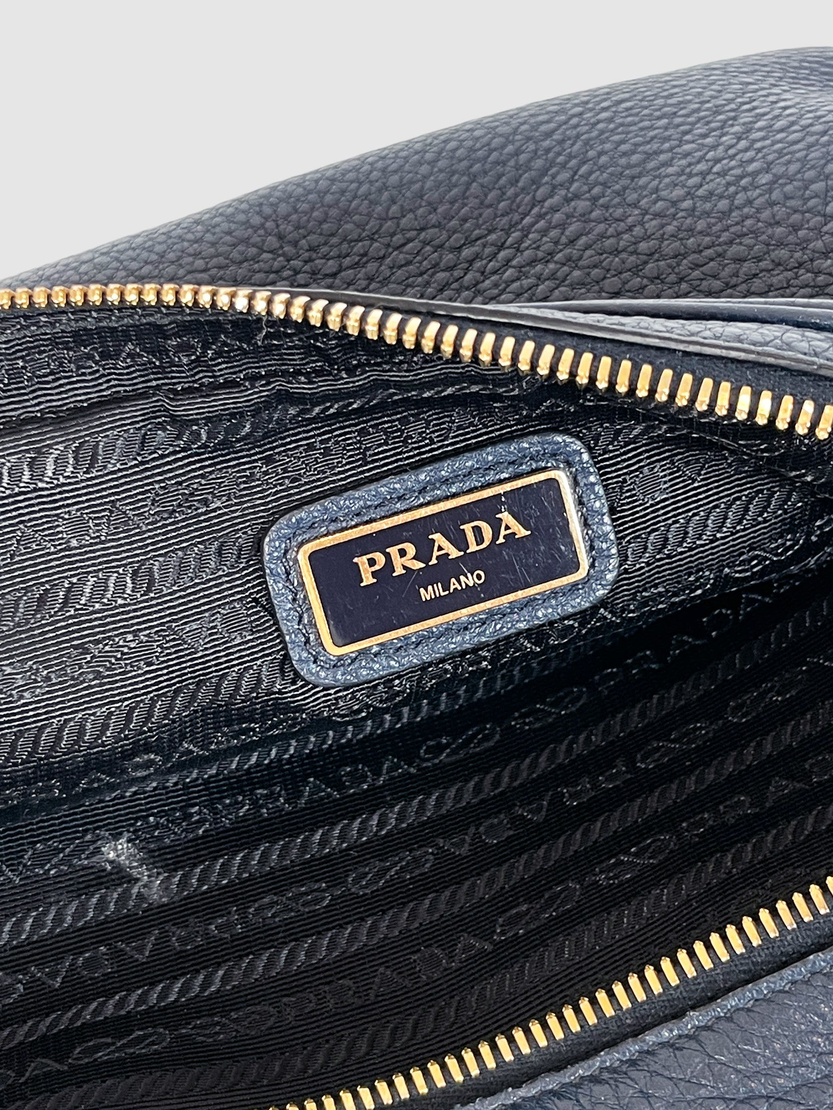 Vitello Daino Double Zip Camera Bag