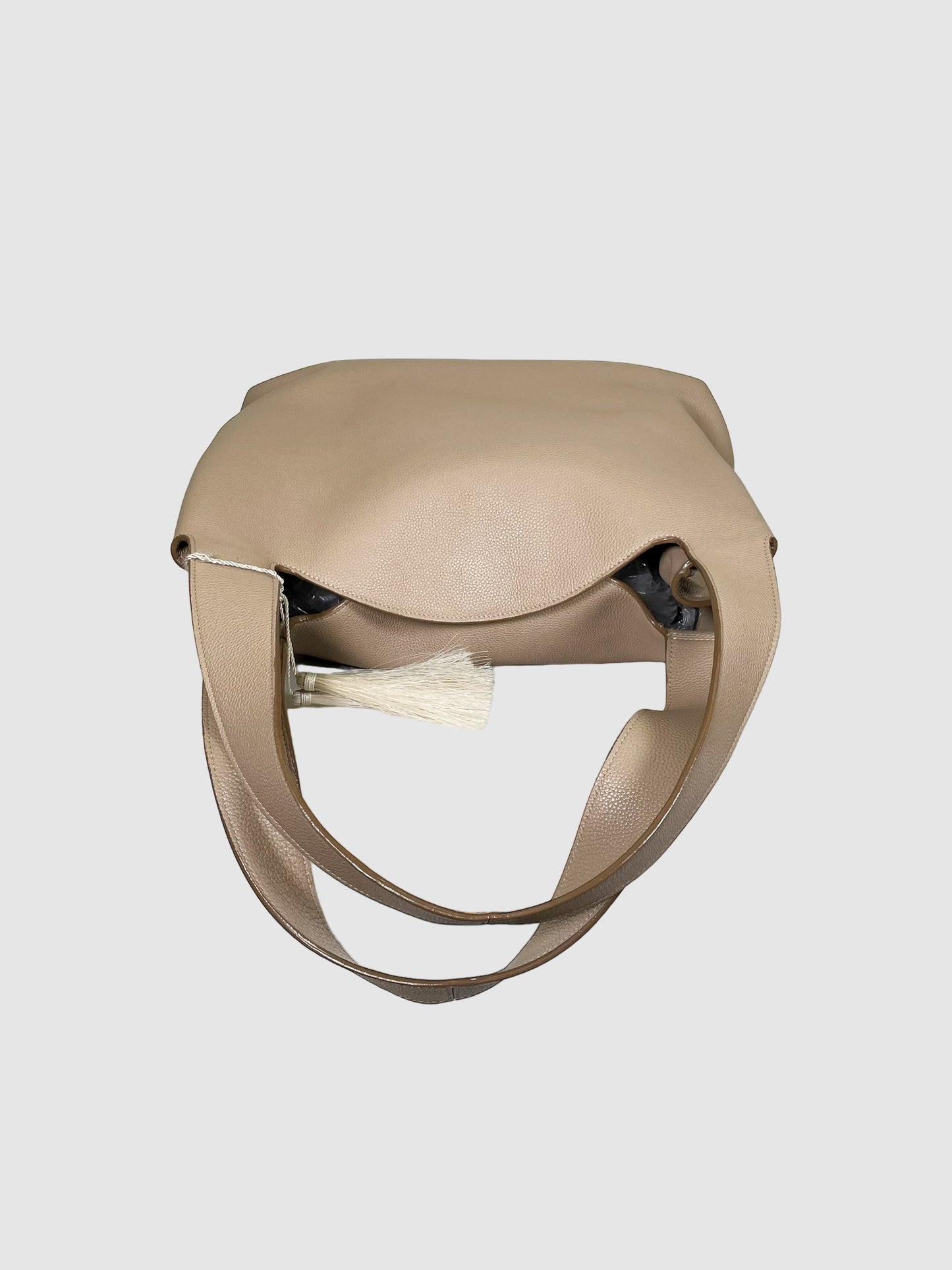 The Row Duplex Leather Shoulder Bag