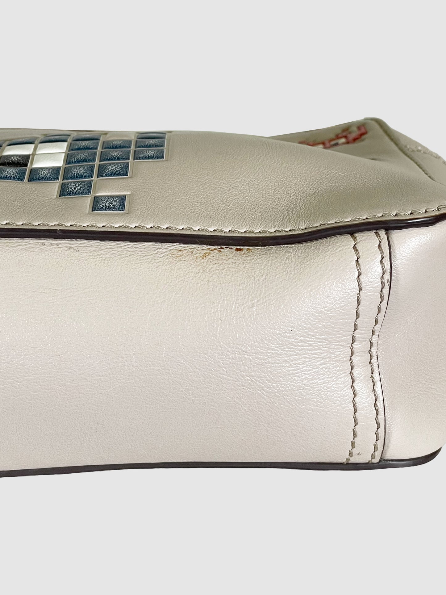 Anya Hindmarch Space Invaders Tassel Crossbody Bag