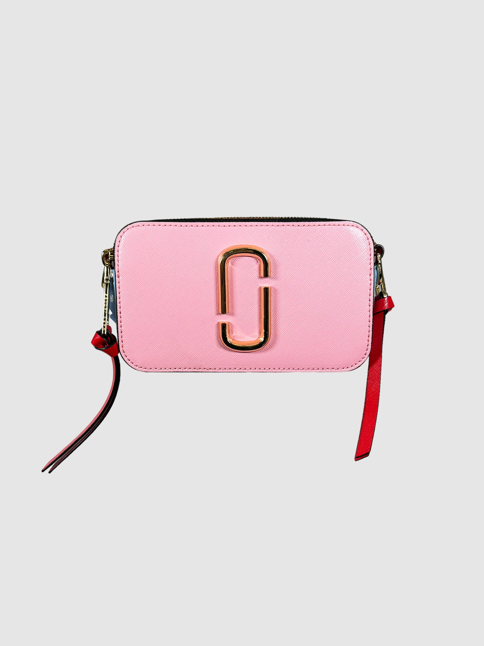 Marc jacobs snapshot bag pink strap sale