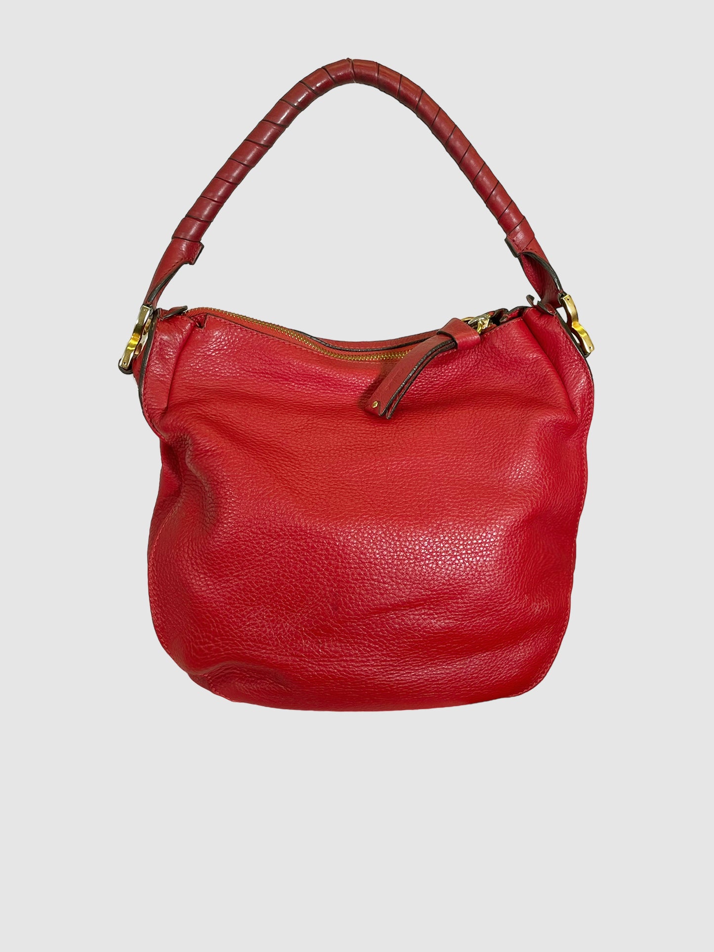 Leather Marcie Hobo Bag