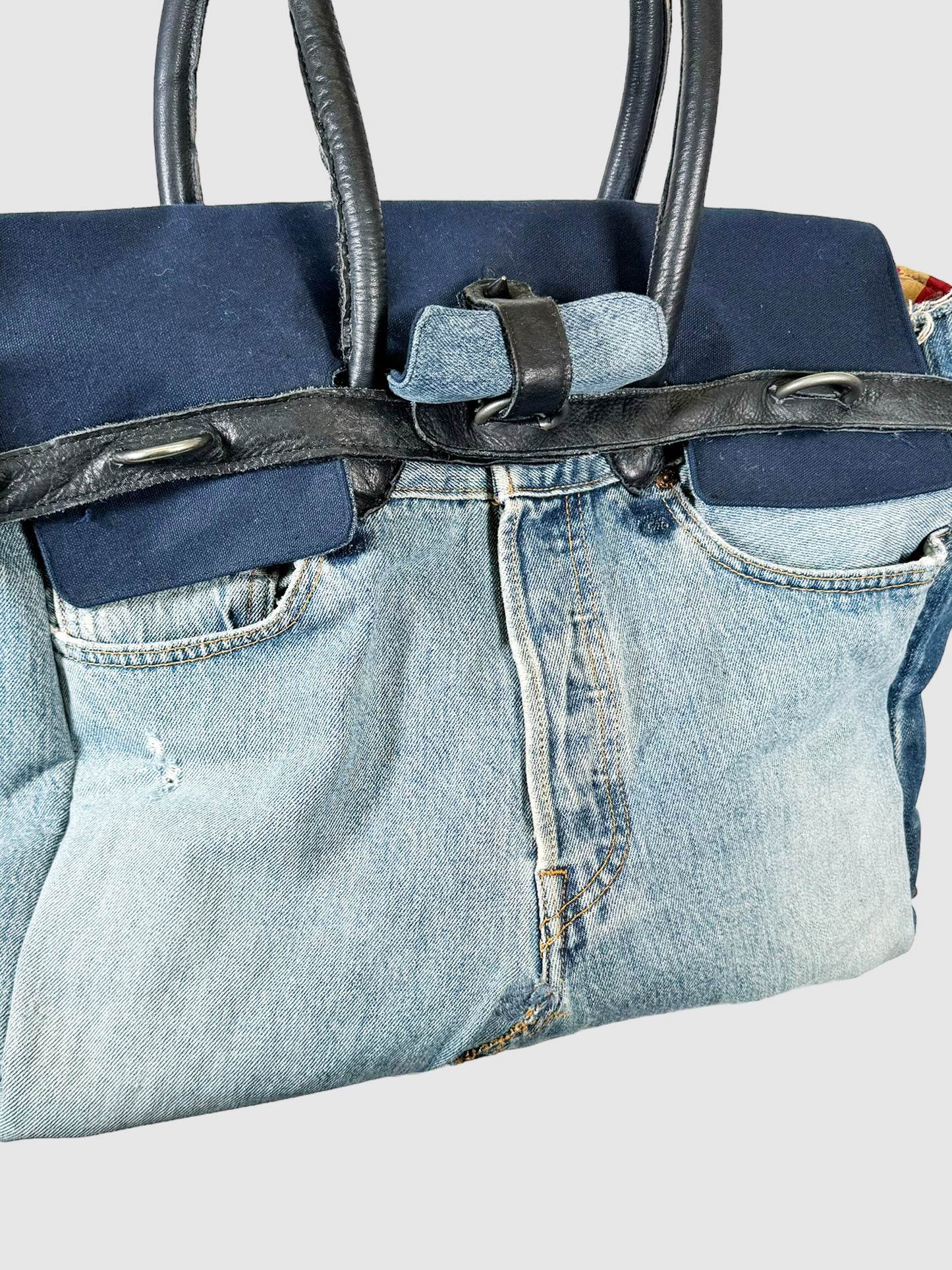 Levi's Union Made Dr. Collectors Travel Bag in Blue Denim Consignment Secondhand Vintage Unique