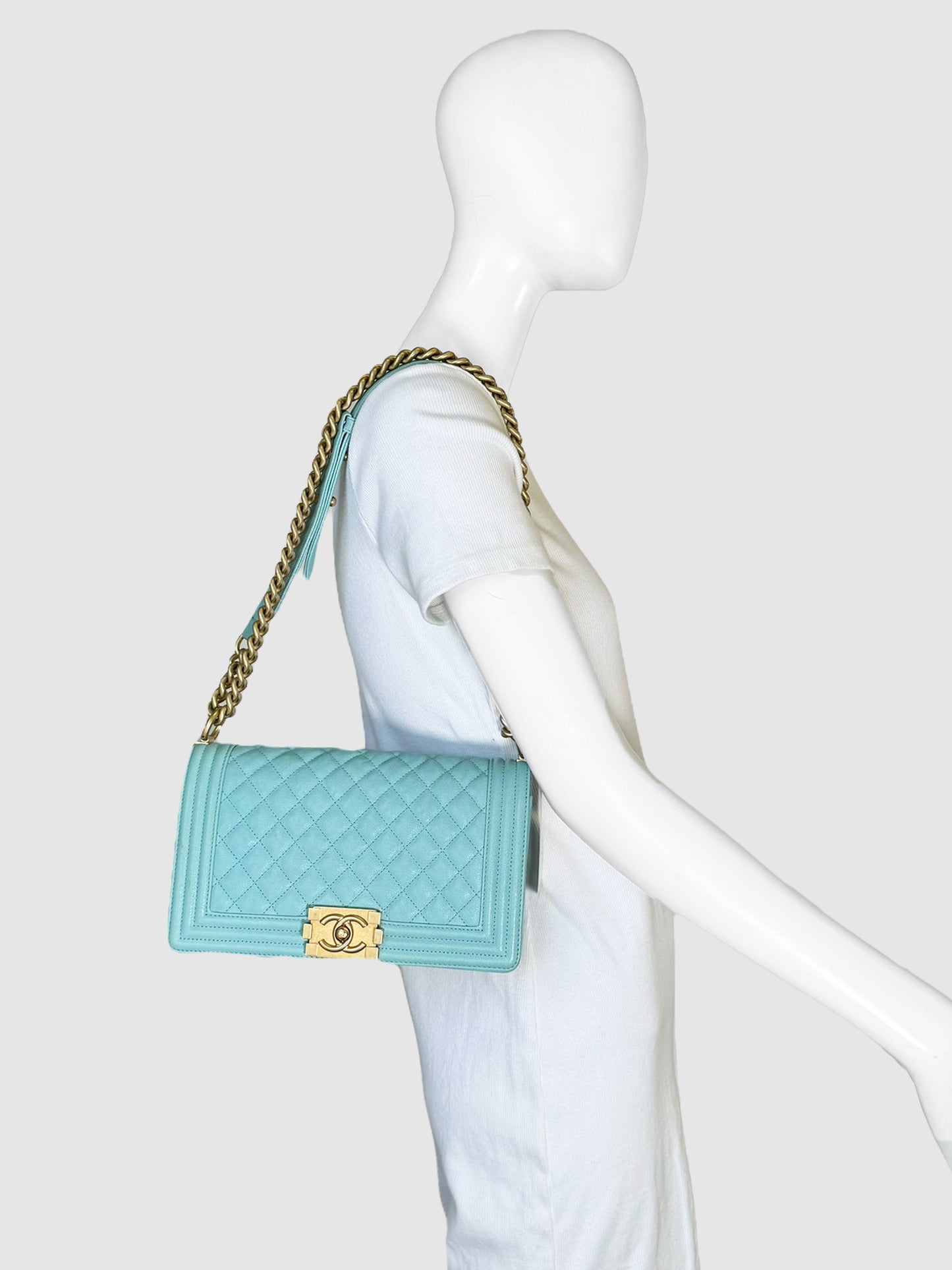 2019 Medium Quilted Boy Bag