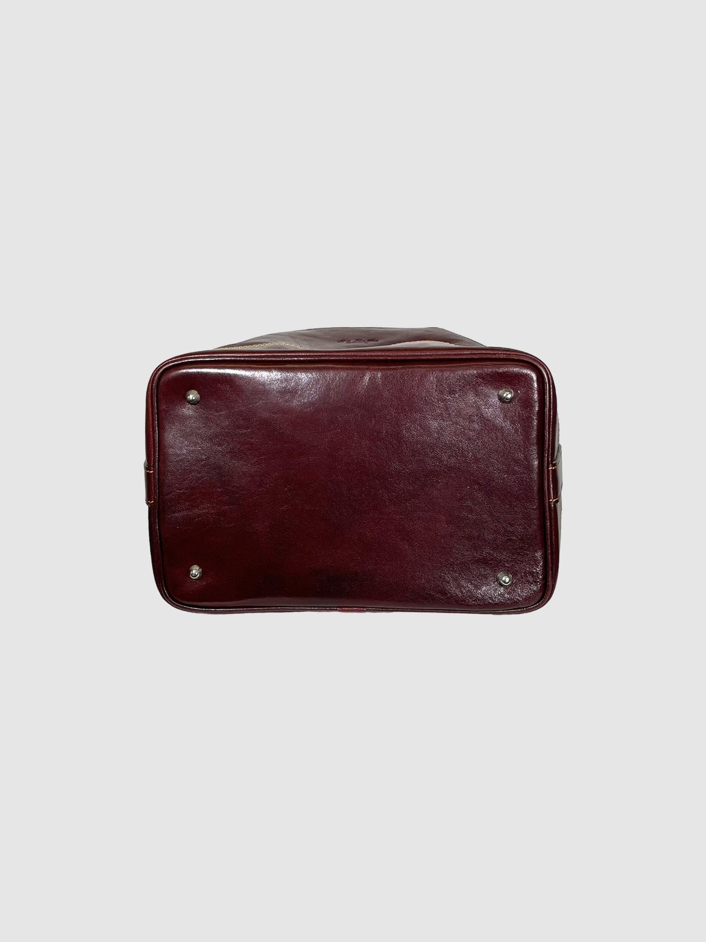 La Sella Roma Leather Bucket Bag