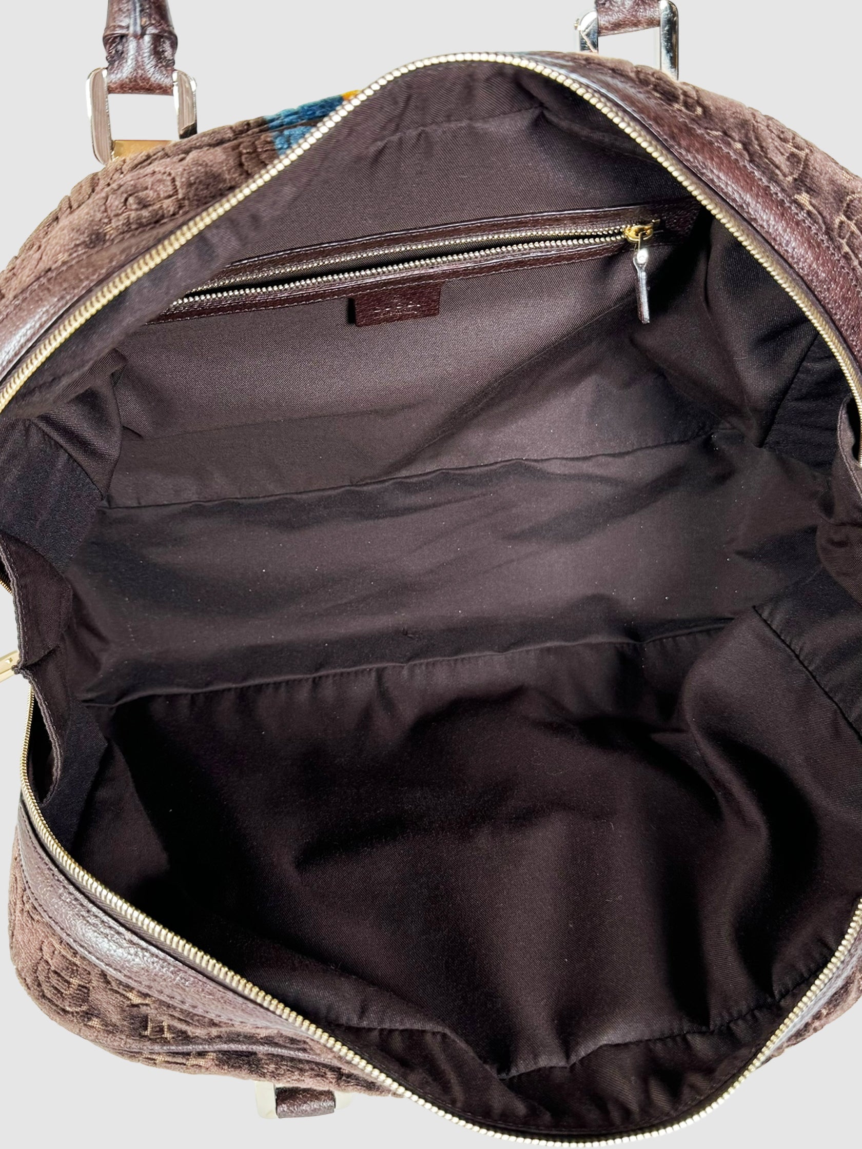 Velour Glam Tote Bag