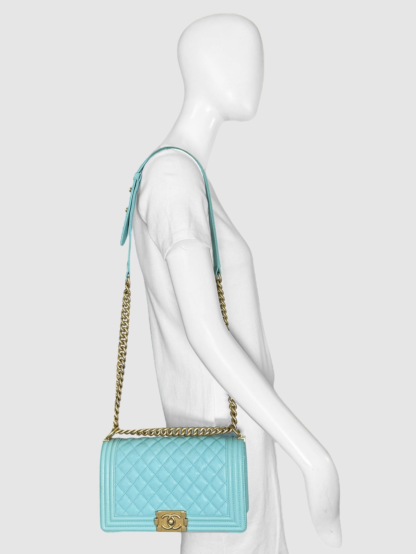 2019 Medium Quilted Boy Bag