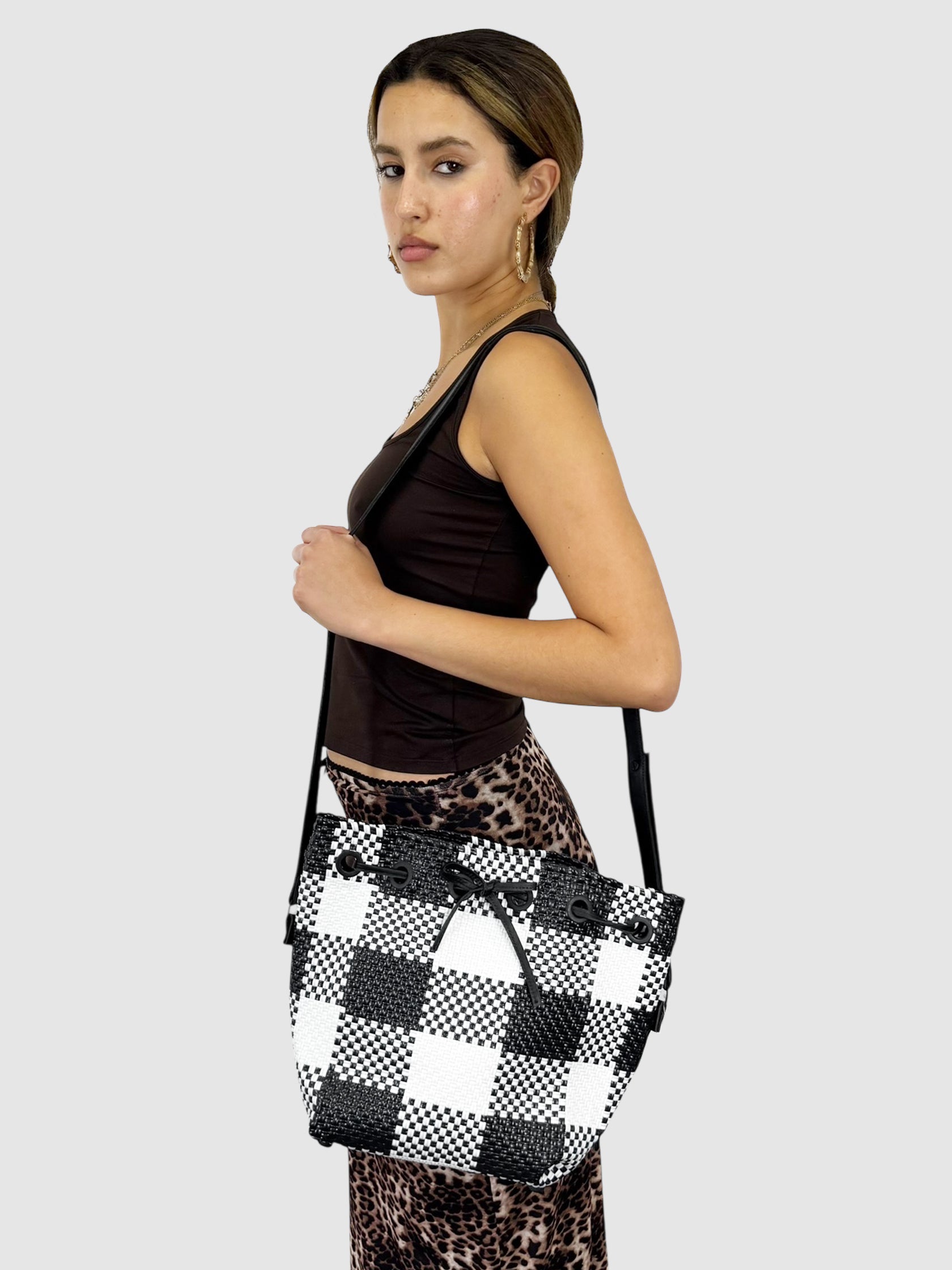 Woven Bucket Bag