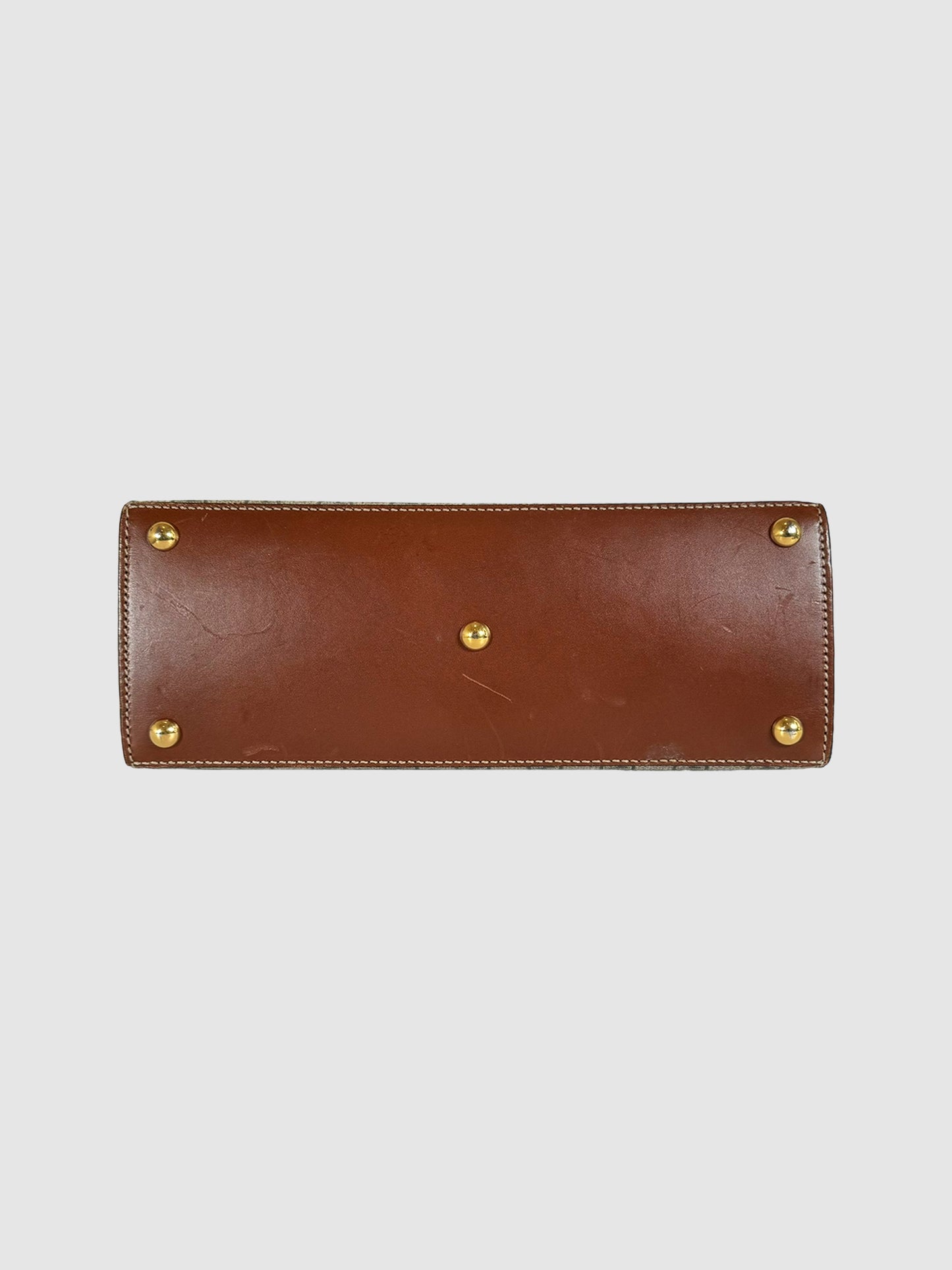 GG Supreme Medium Padlock Top Handle Bag