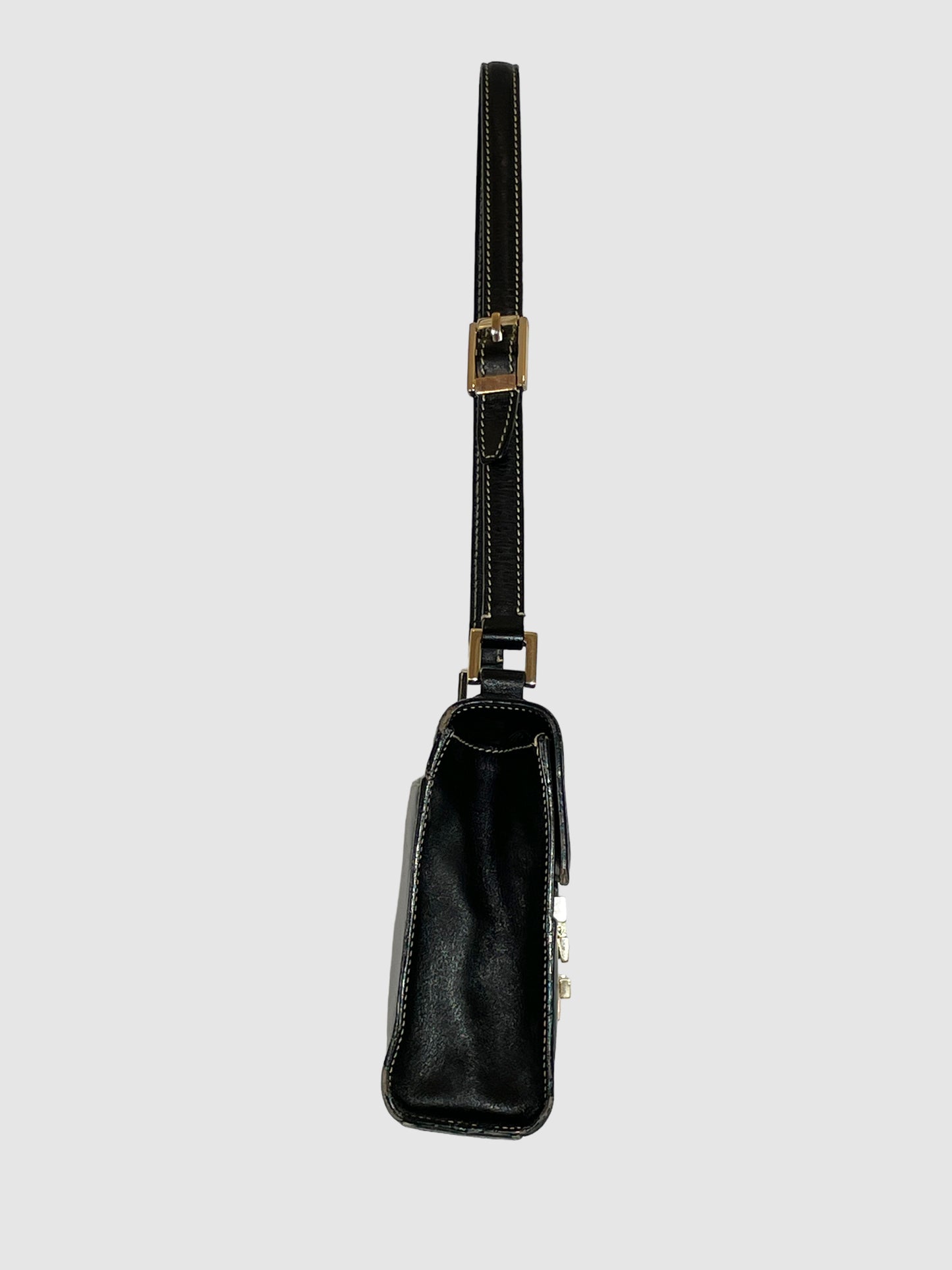 Leather Rectangular Shoulder Bag