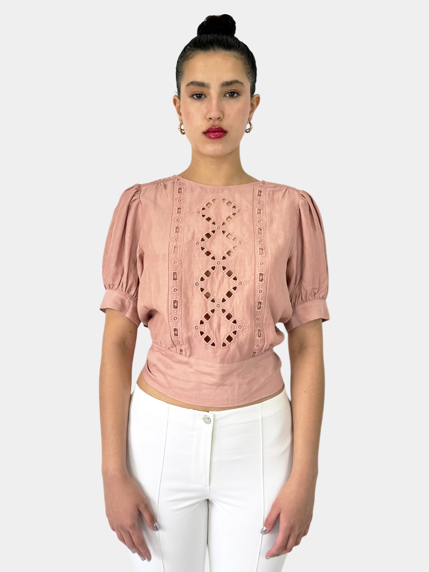 Bacary Eyelet Top - Size 1