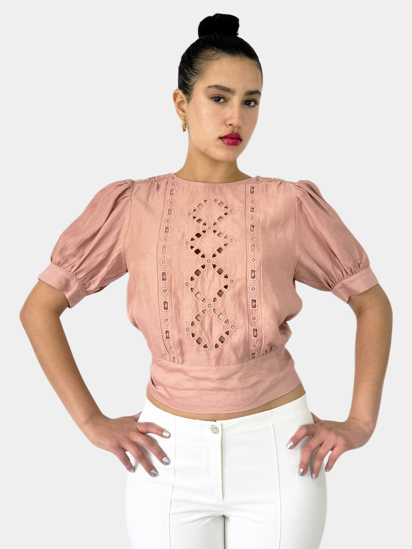 Bacary Eyelet Top - Size 1