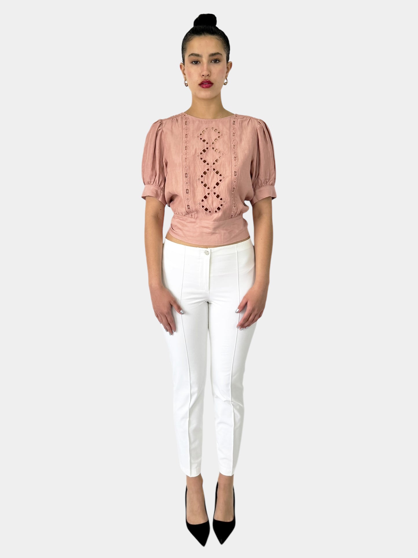 Bacary Eyelet Top - Size 1