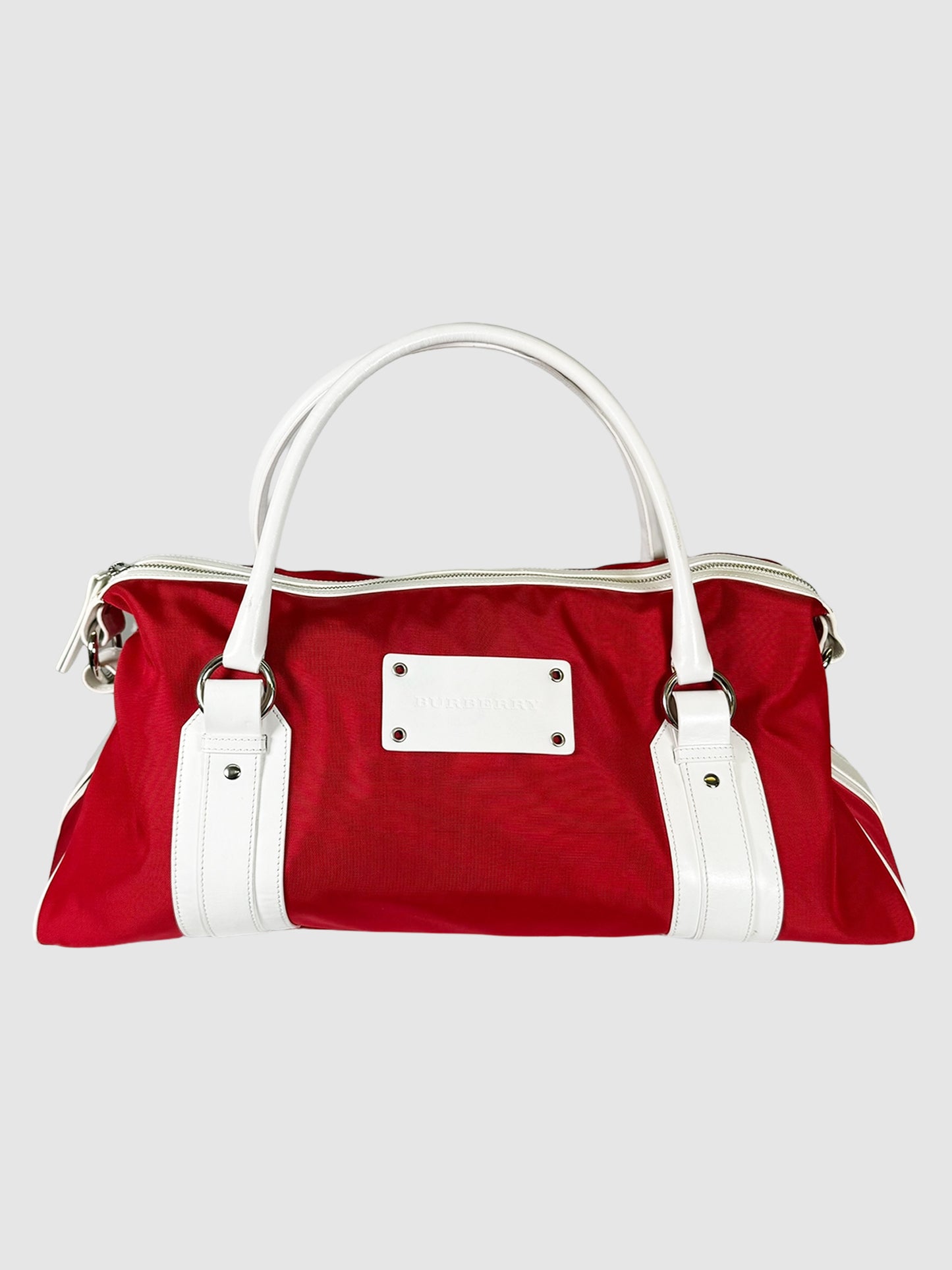 Burberry Canvas Duffle Bag Consignment Secondhand Designer Luxury Resale Toronto Trendy