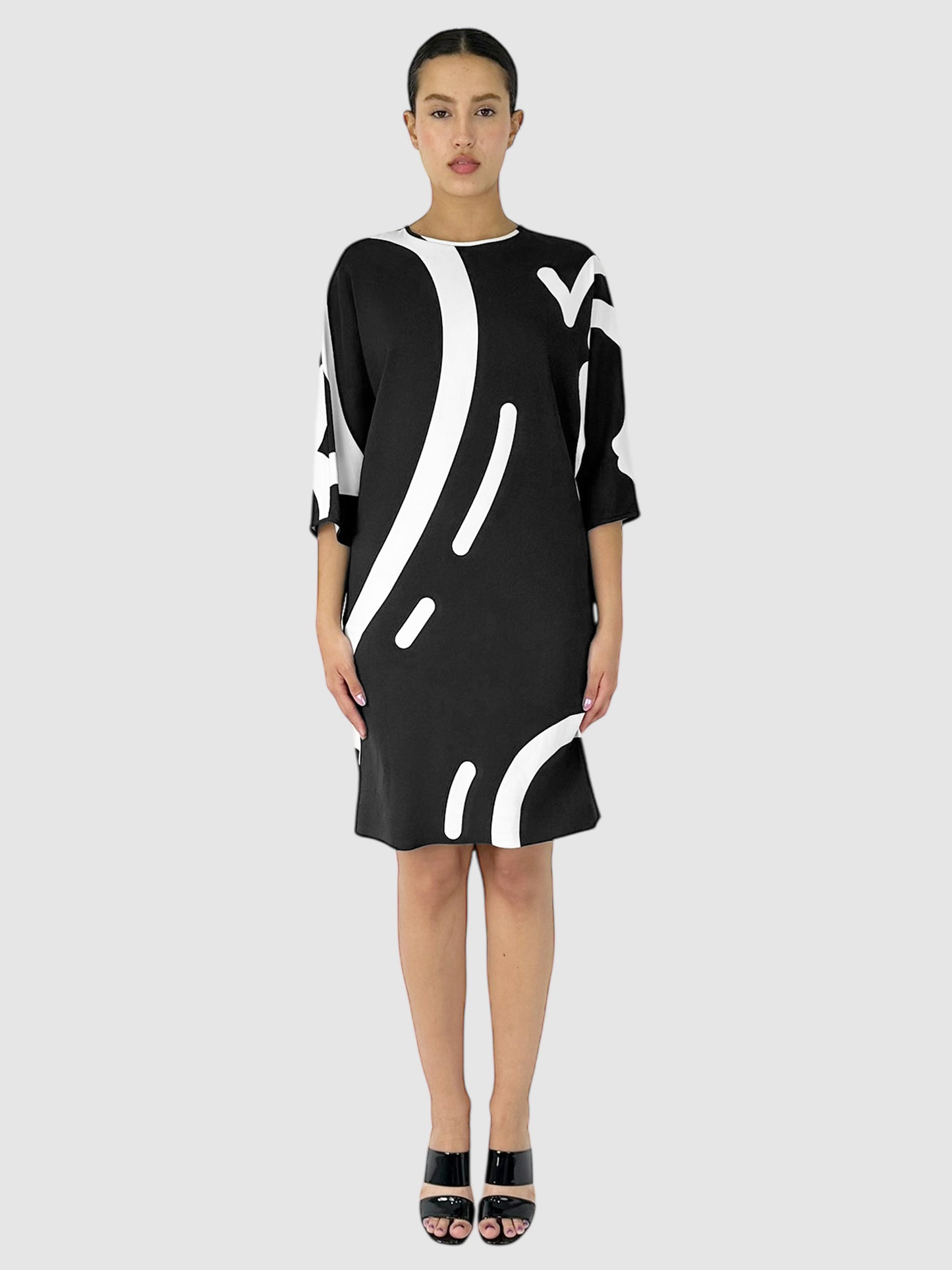 Printed Midi Dress