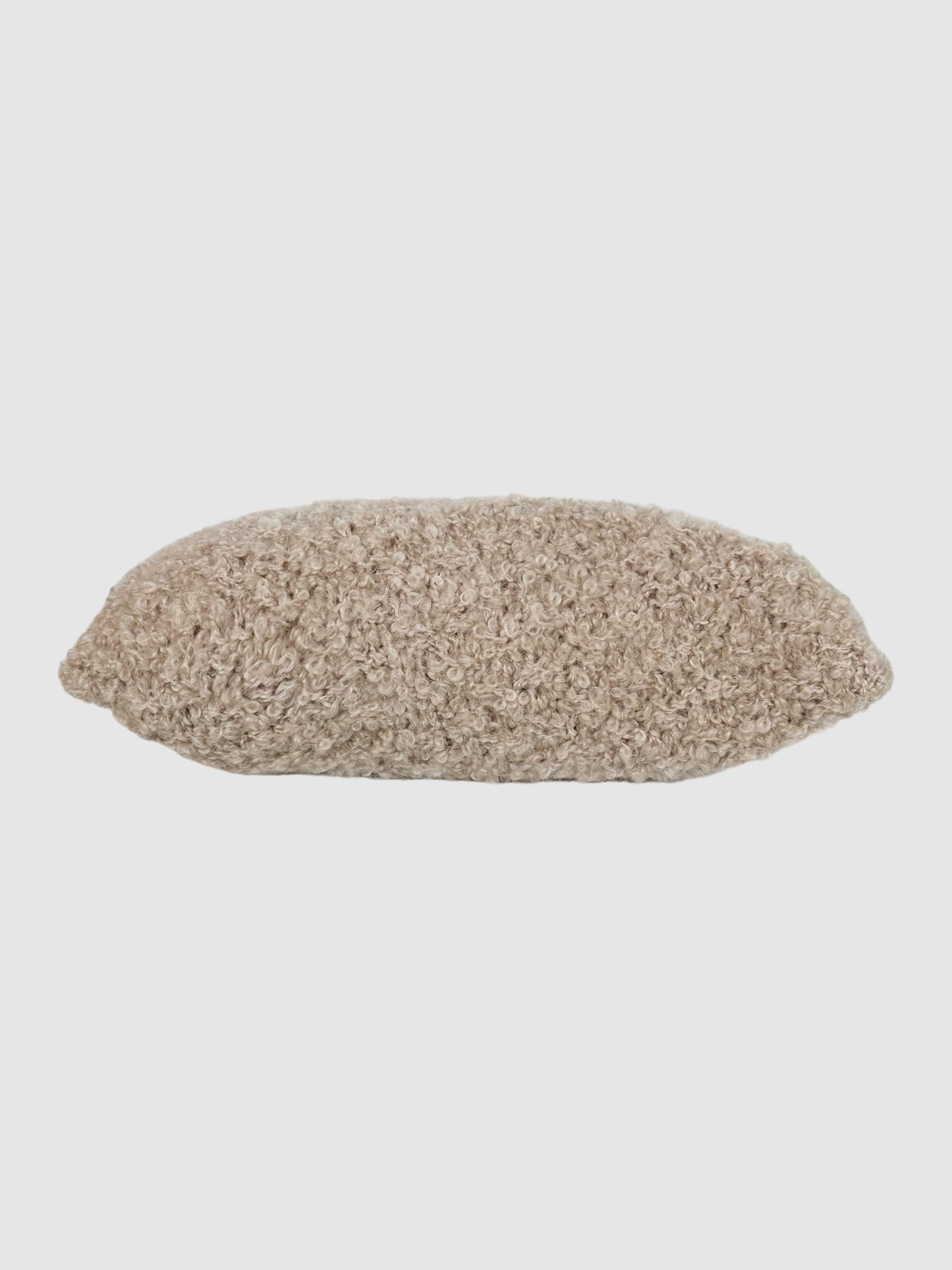 Shearling Clutch on Chain