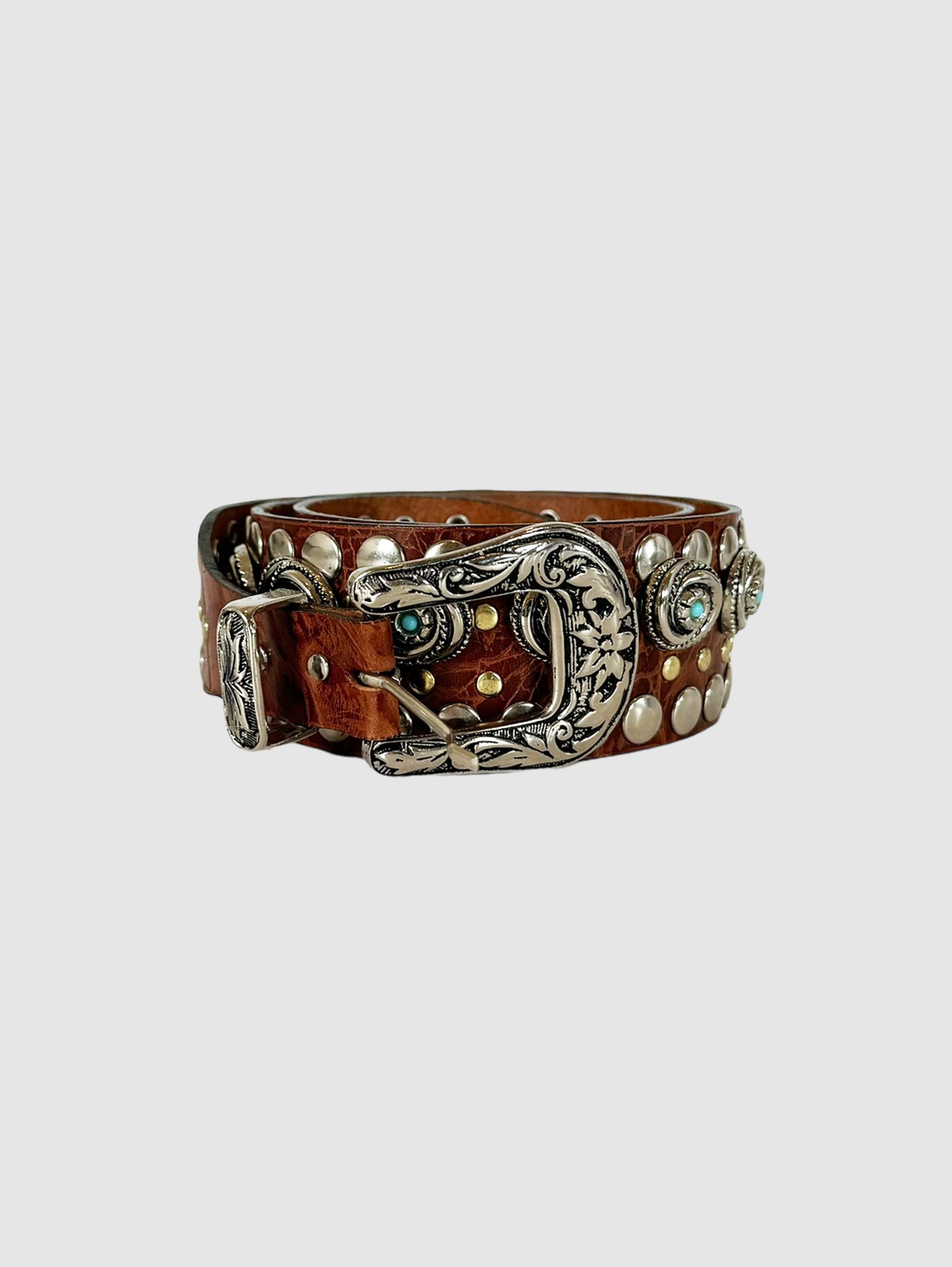 Leather Western Belt - Size 38