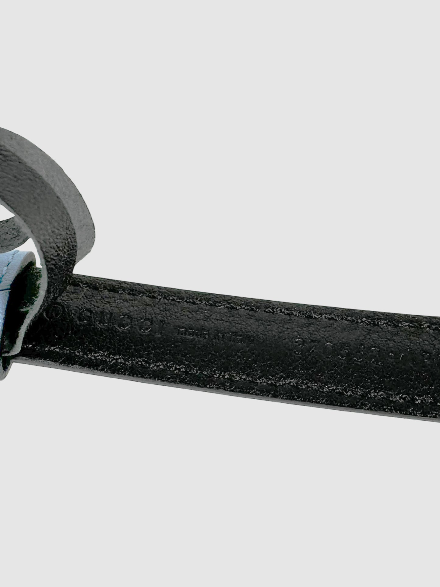 Moon GG Narrow Leather Belt