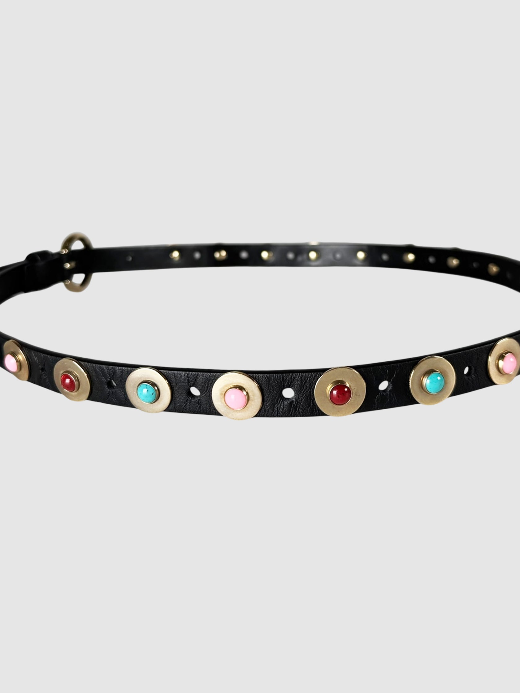 Studded Leather Belt