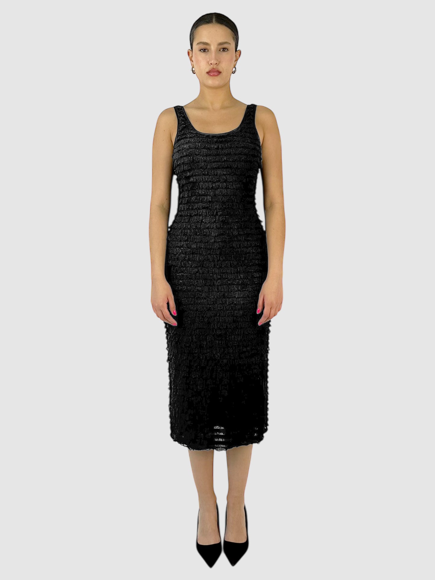 Ruffled Midi Dress