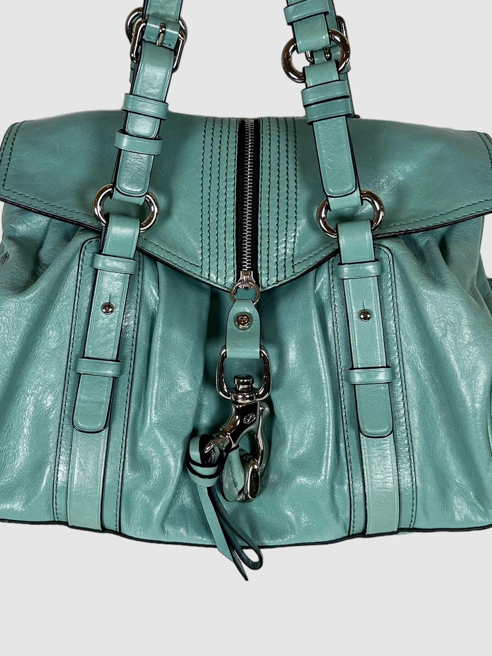 Tassel Leather Shoulder Bag