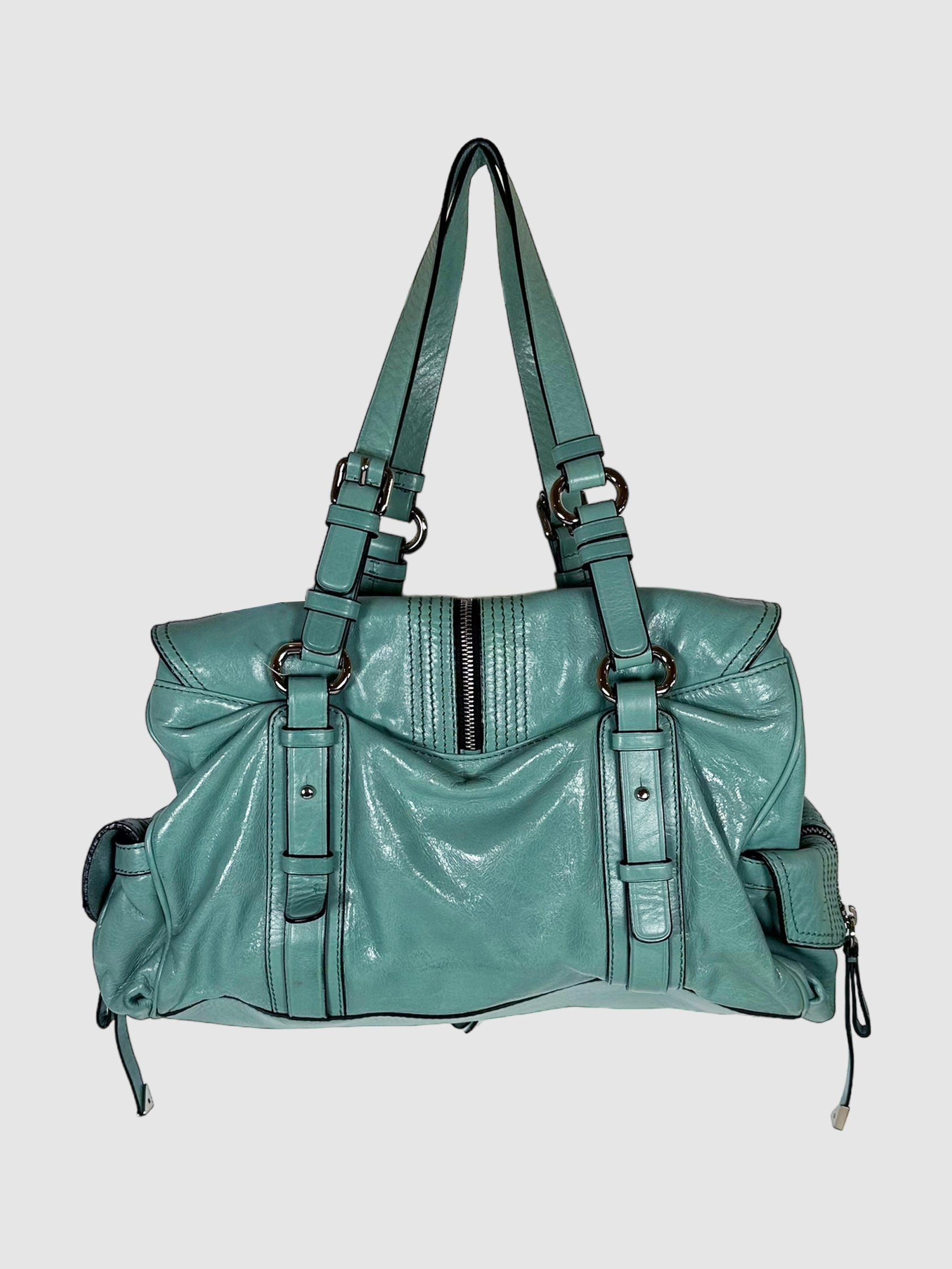 Tassel Leather Shoulder Bag