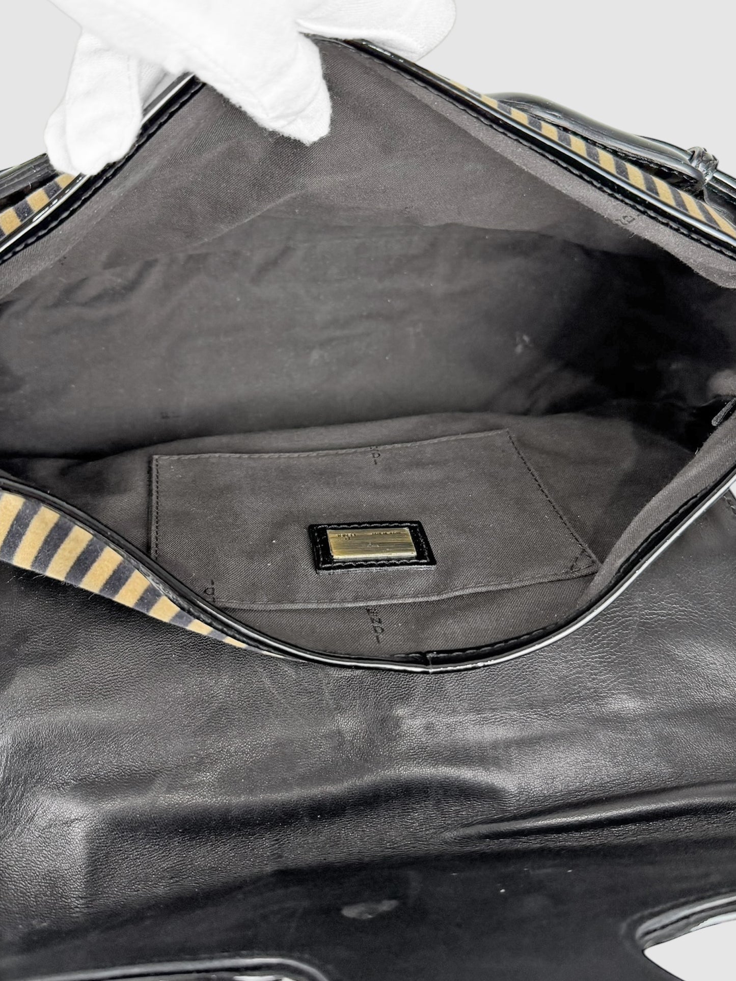 Striped B Bis Bag