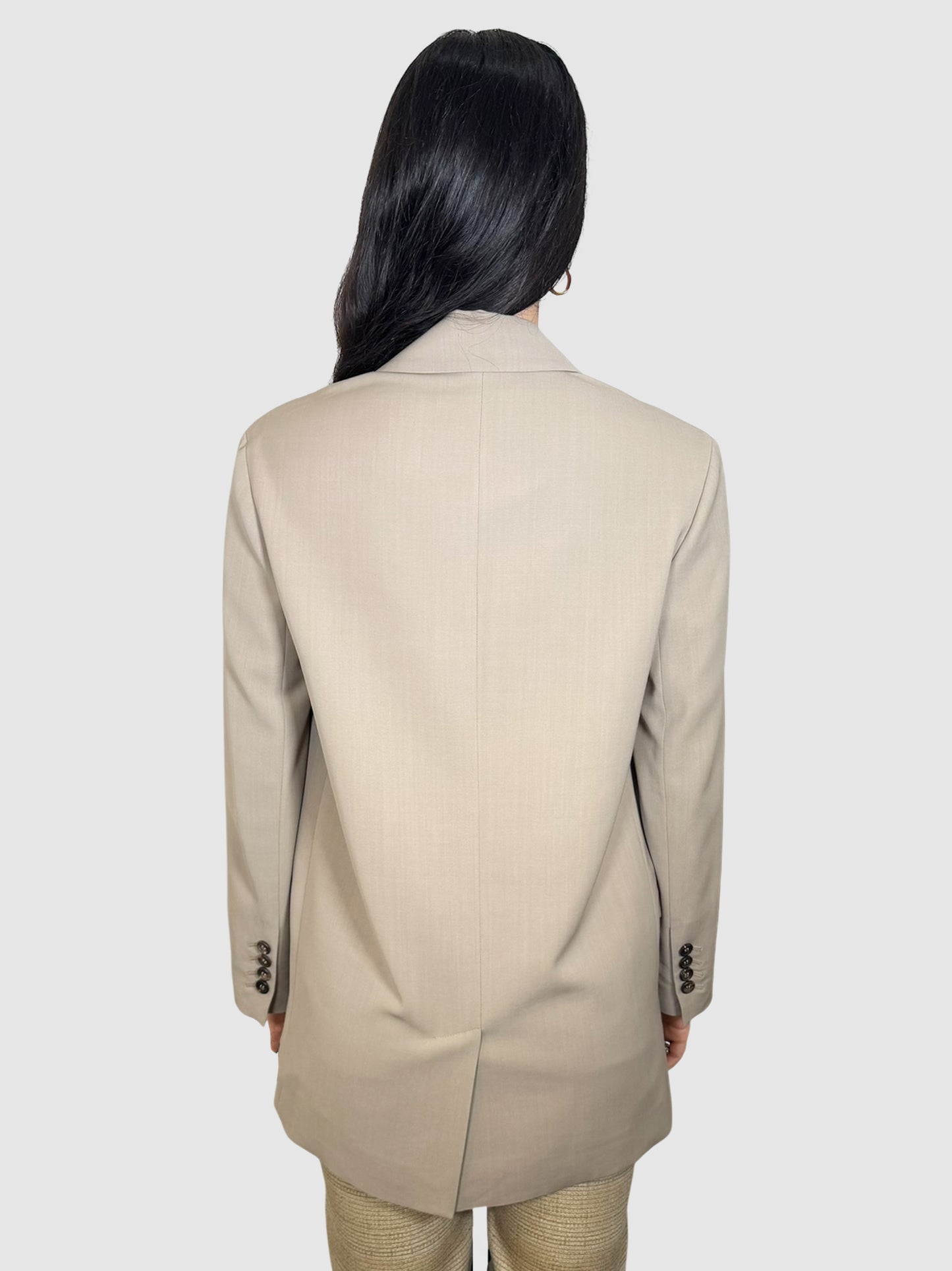 Wool Single-Breasted Blazer