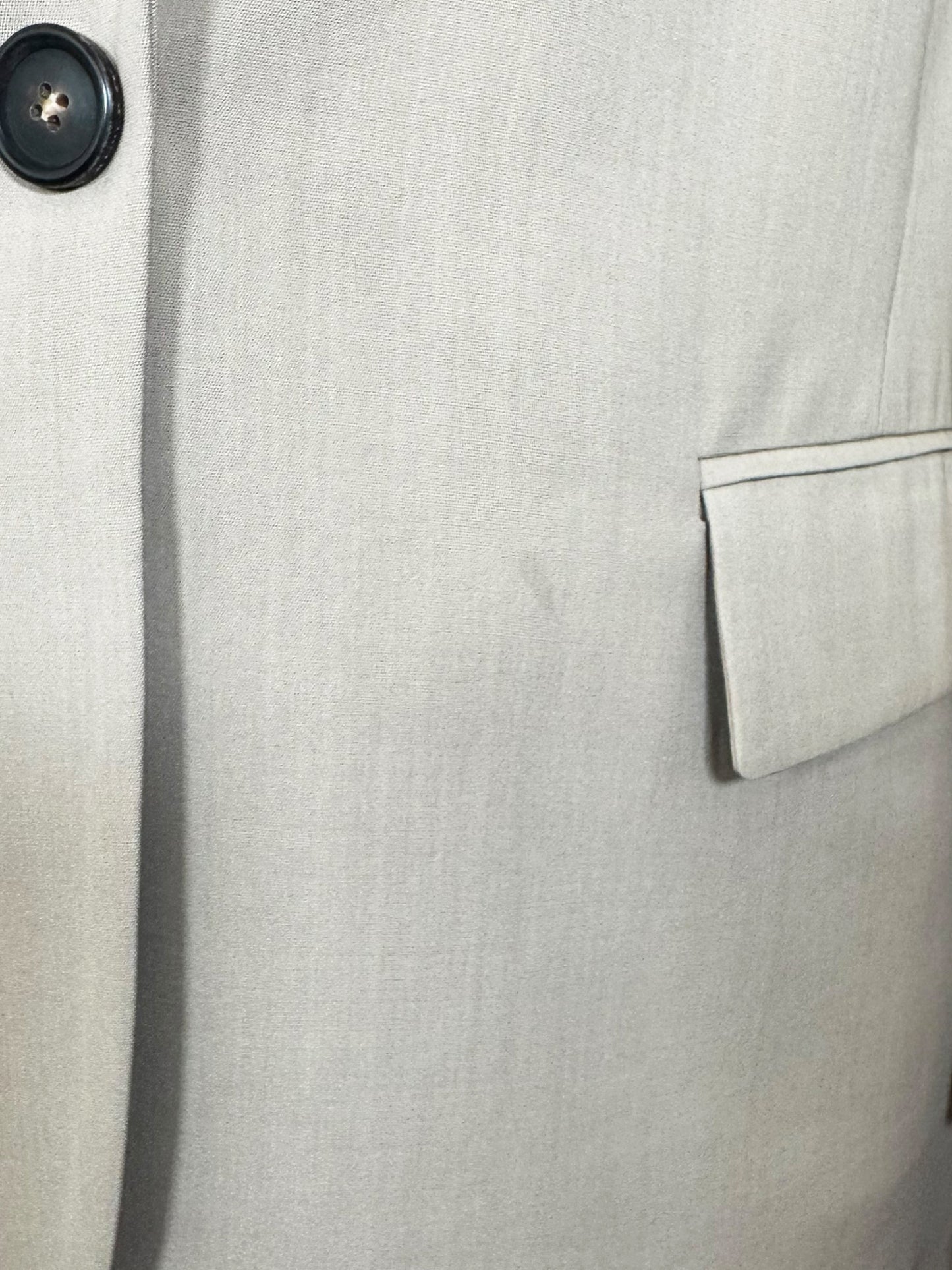 Wool Single-Breasted Blazer
